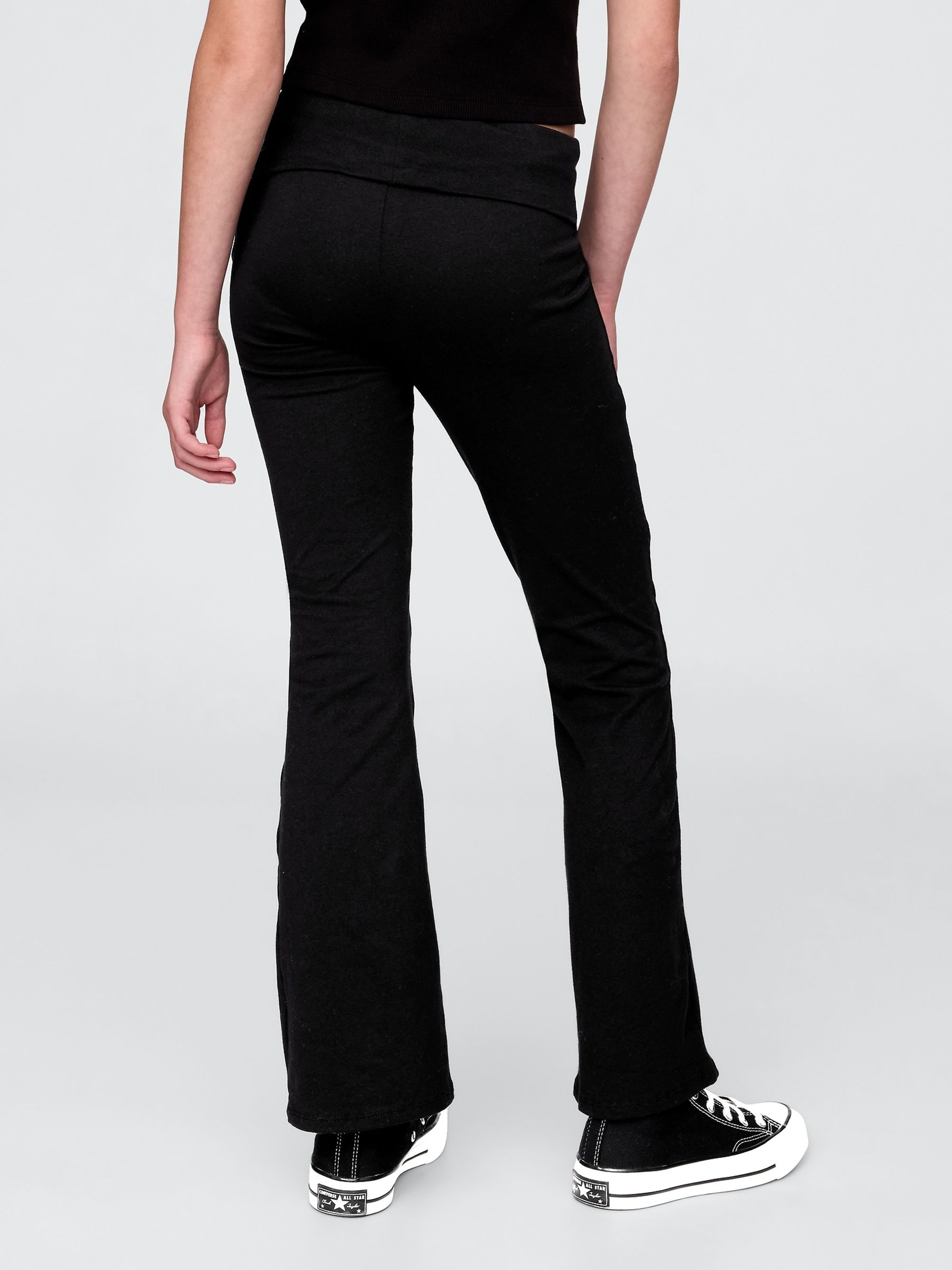 Black Flare Leggings (4-13yrs) - Image 2 of 3