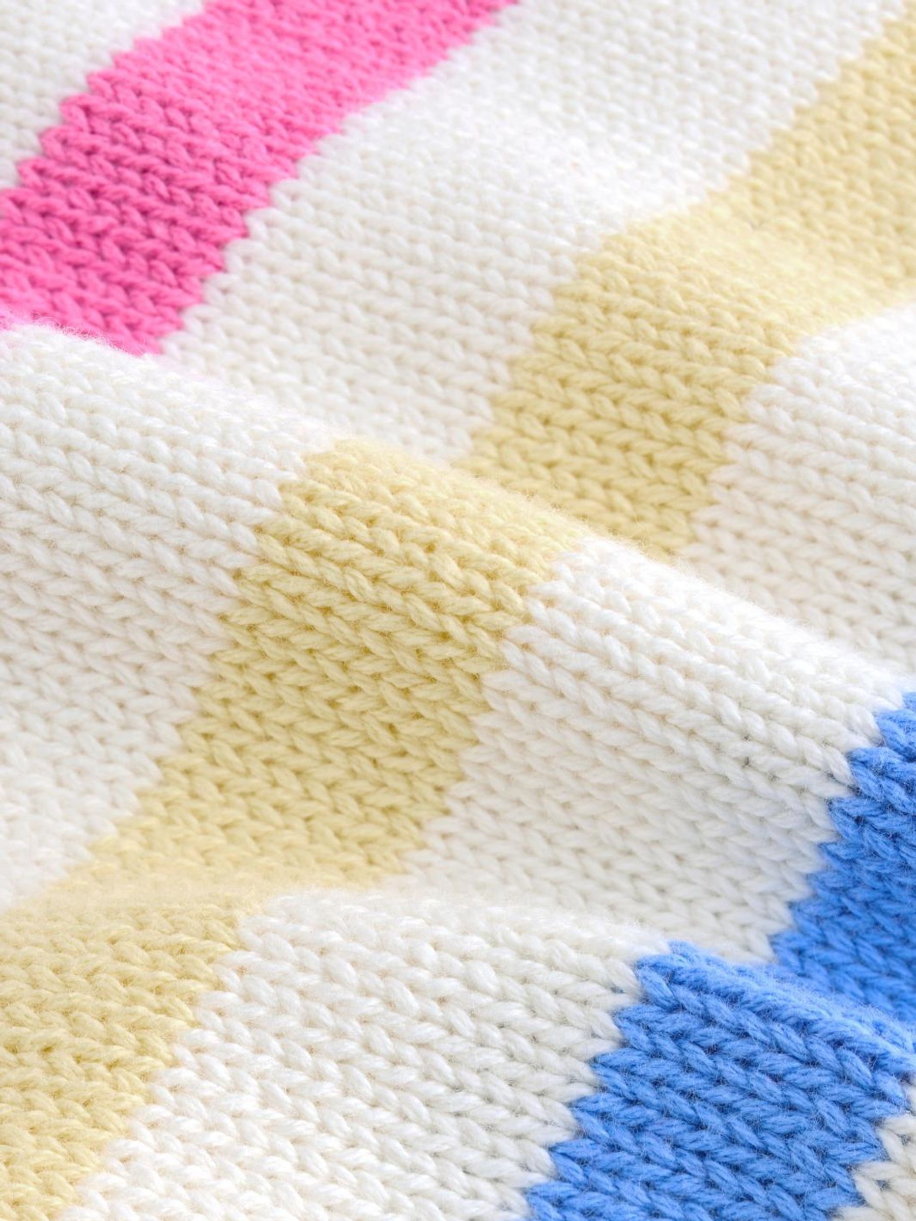 Cream Stripe Knit Jumper (4-13yrs) - Image 4 of 4