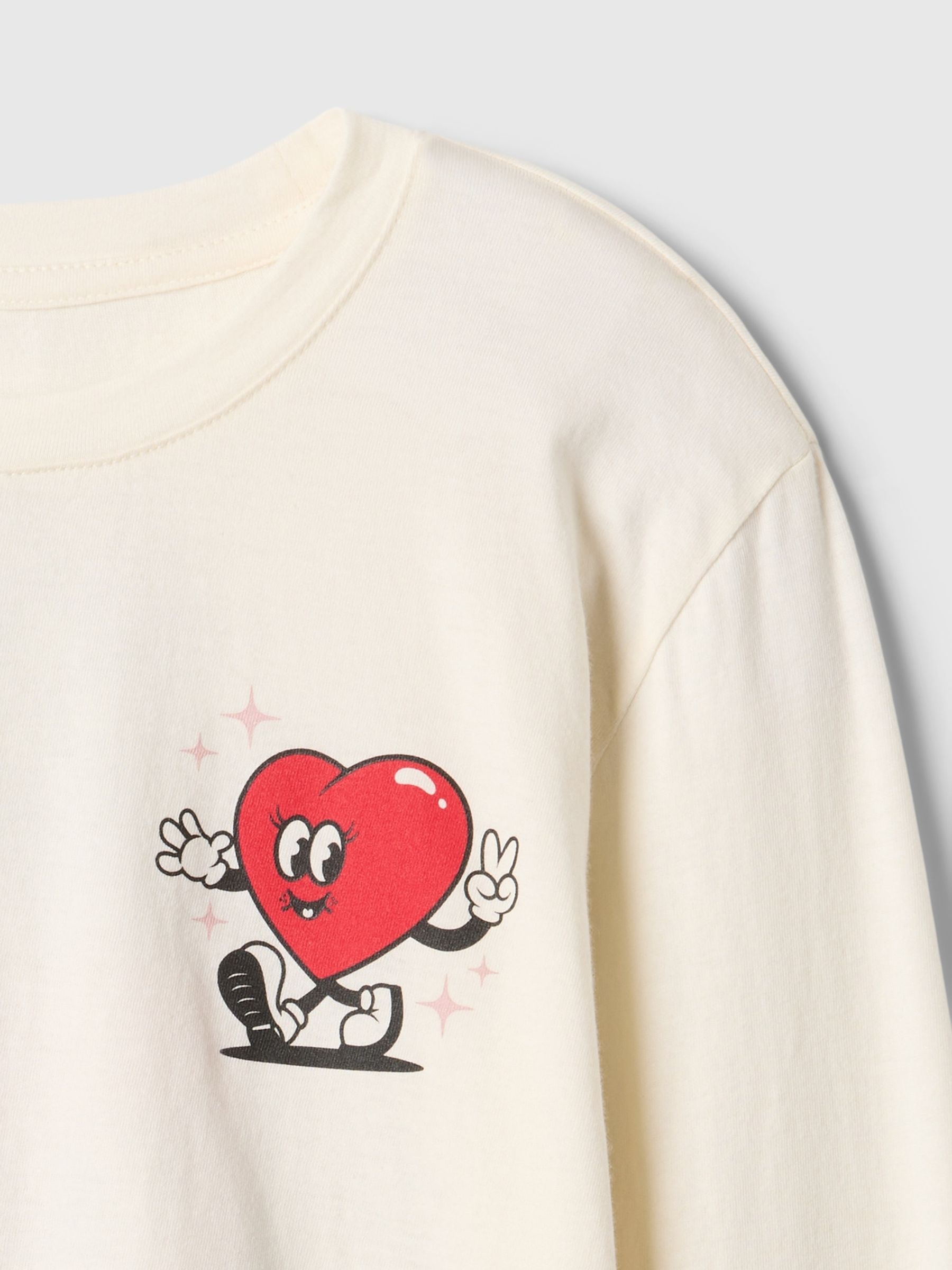 Cream Graphic T-Shirt (4-13yrs) - Image 4 of 4
