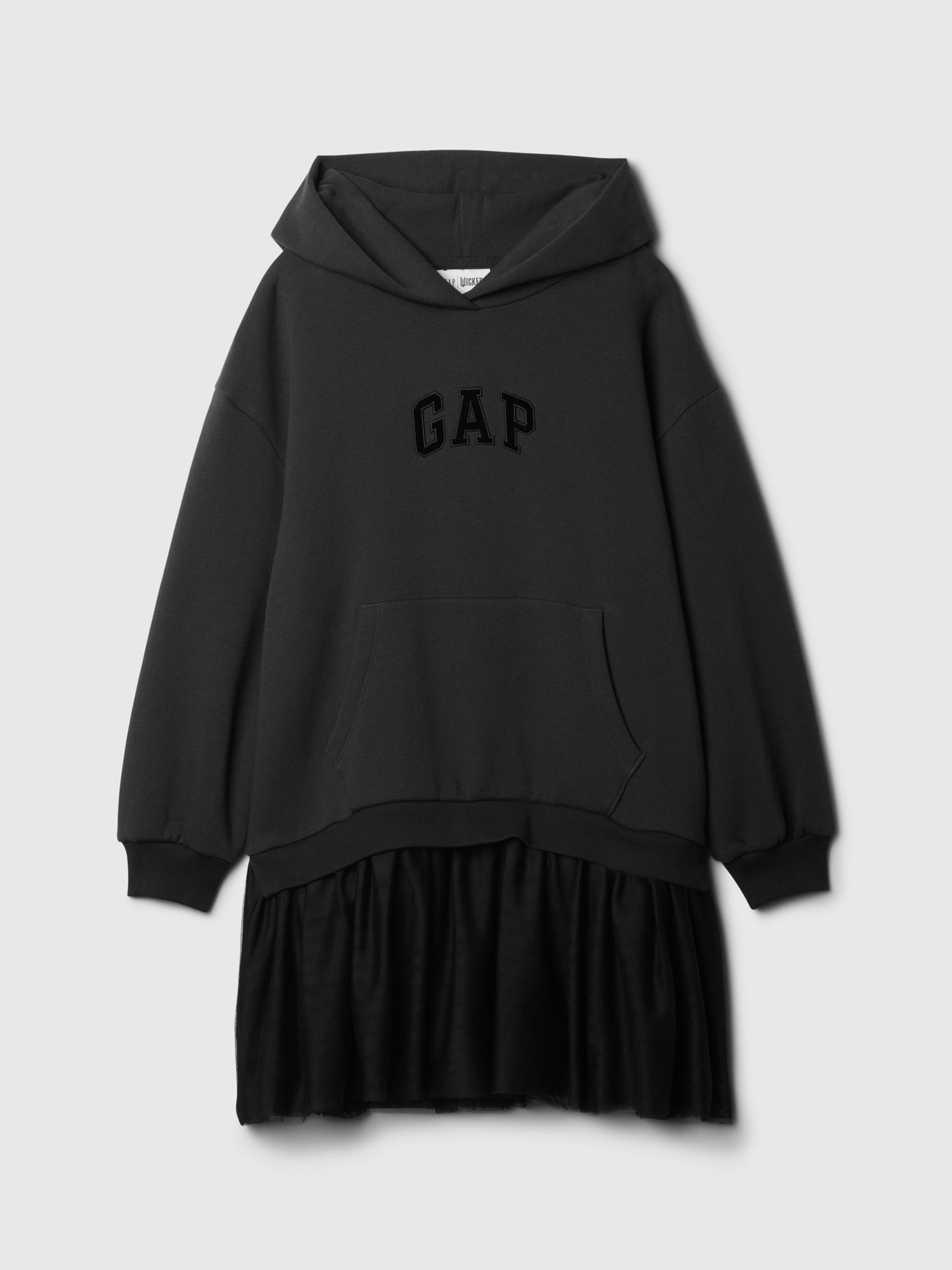 Black Wicked Vintage Soft Jumper Dress (4-13yrs) - Image 4 of 5