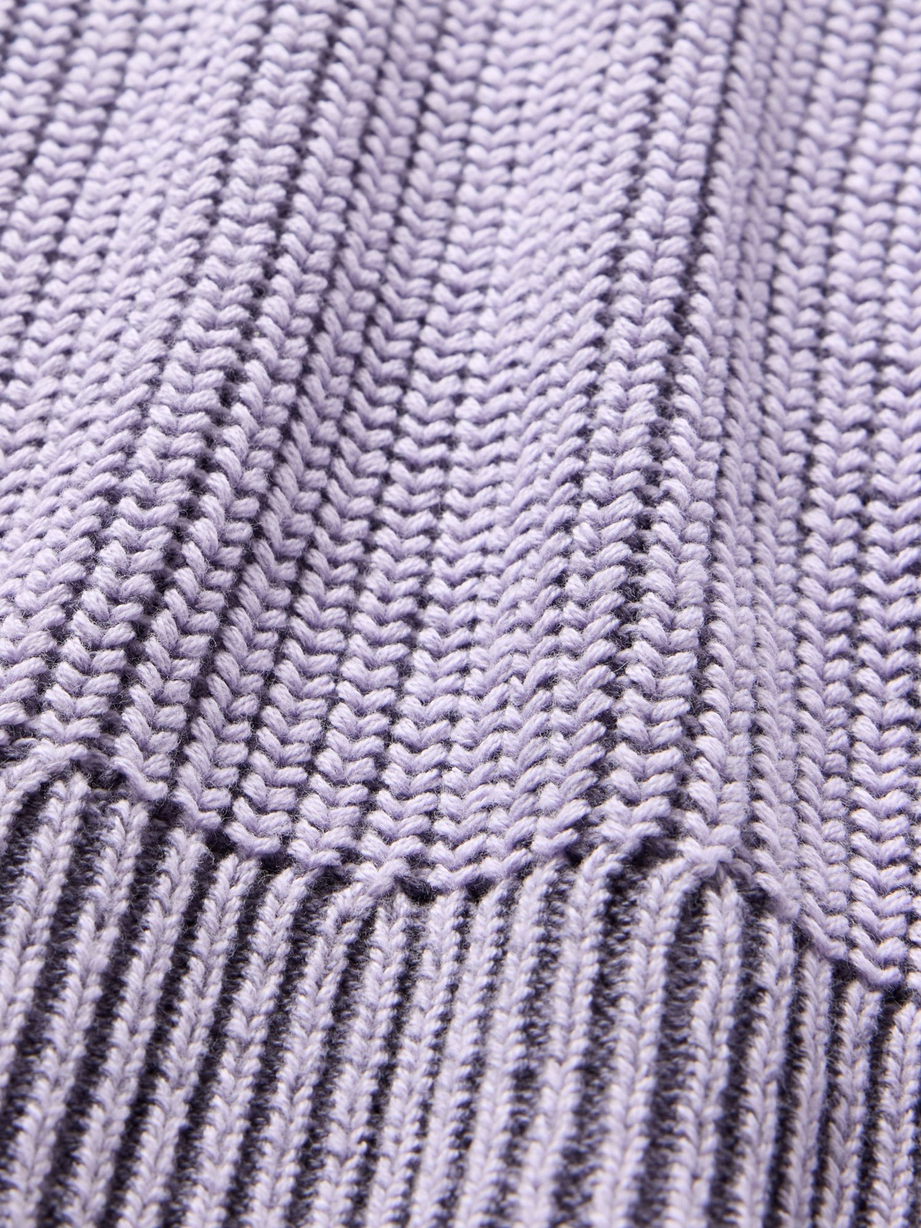 Purple Boxy Crew Neck Jumper (4-13yrs) - Image 5 of 5