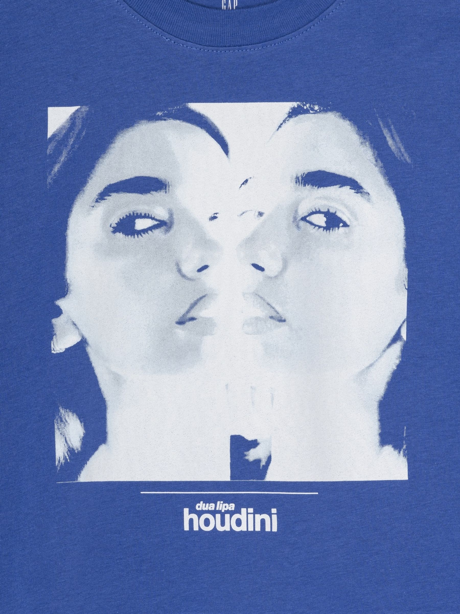 Blue Dua Lipa Oversized Boxy T-Shirt (4-13yrs) - Image 3 of 3