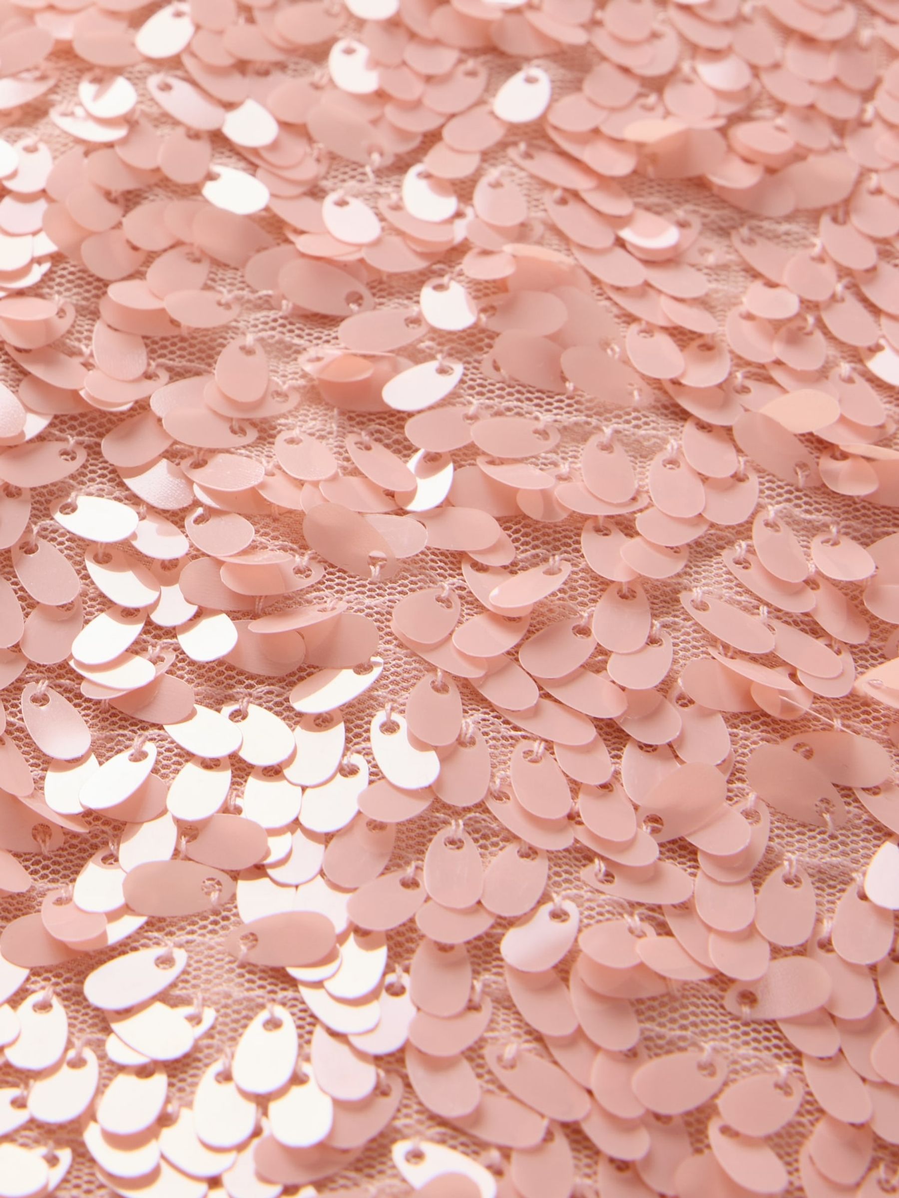 Pink Sequin Shift Dress (4-13yrs) - Image 4 of 4