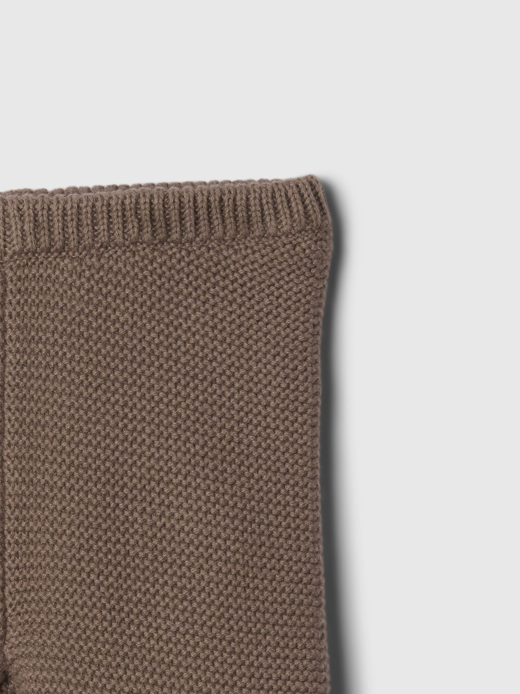 Brown Pull On Knit Trousers (Newborn-24mths) - Image 3 of 3