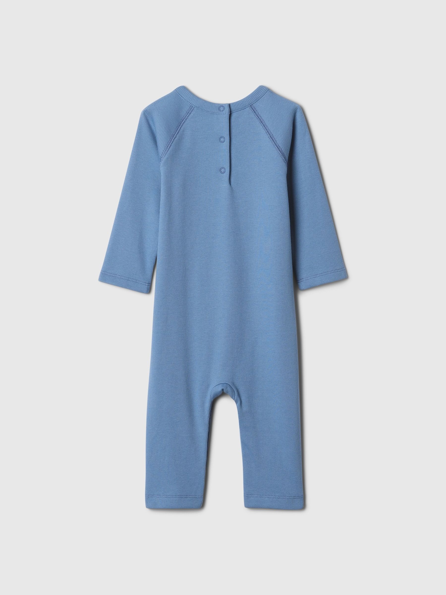 Blue Pocket One-Piece (Newborn-24mths) - Image 2 of 3