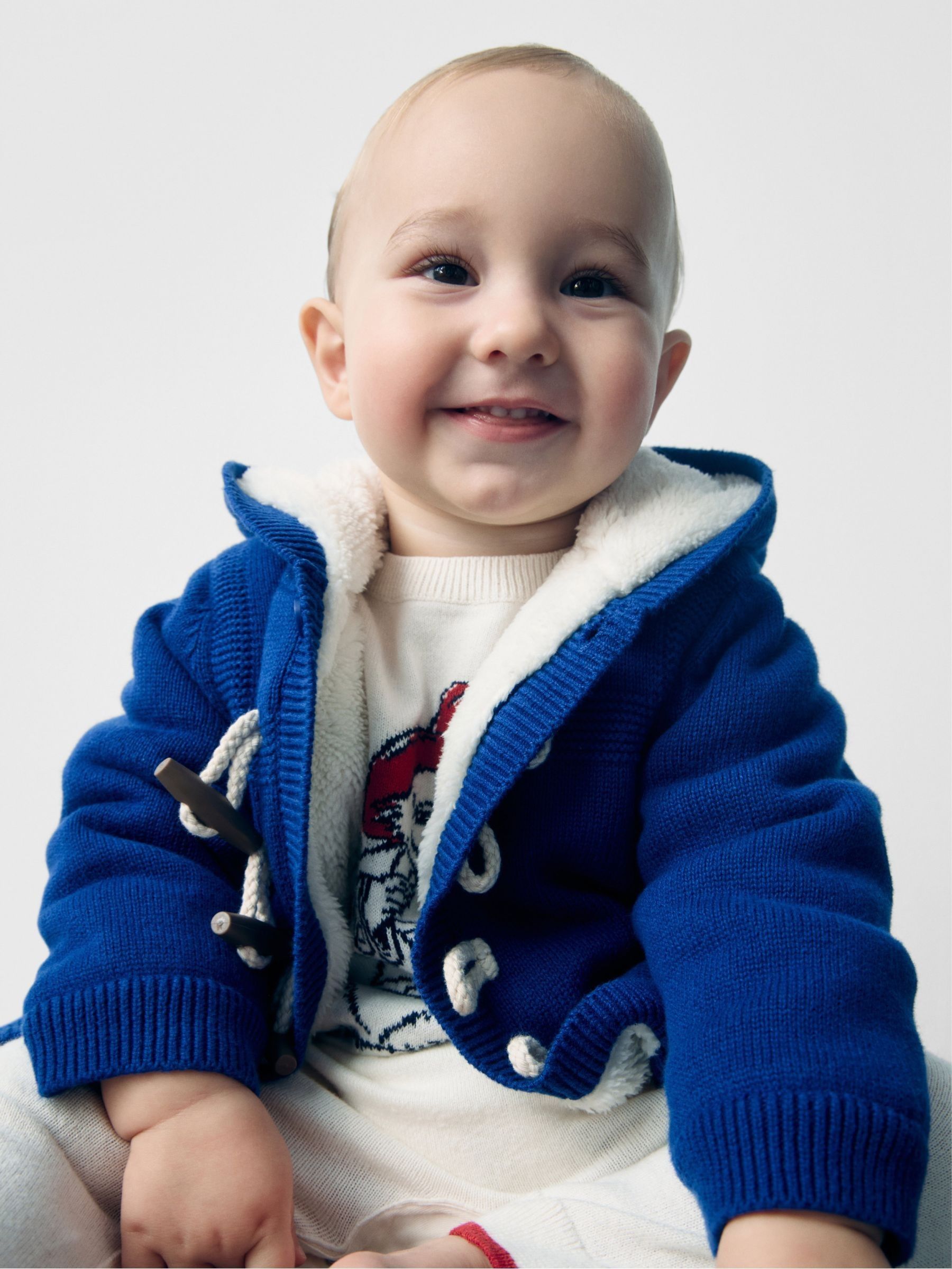 Blue Paddington Sherpa-Lined Toggle Hoodie (Newborn-24mths) - Image 4 of 4