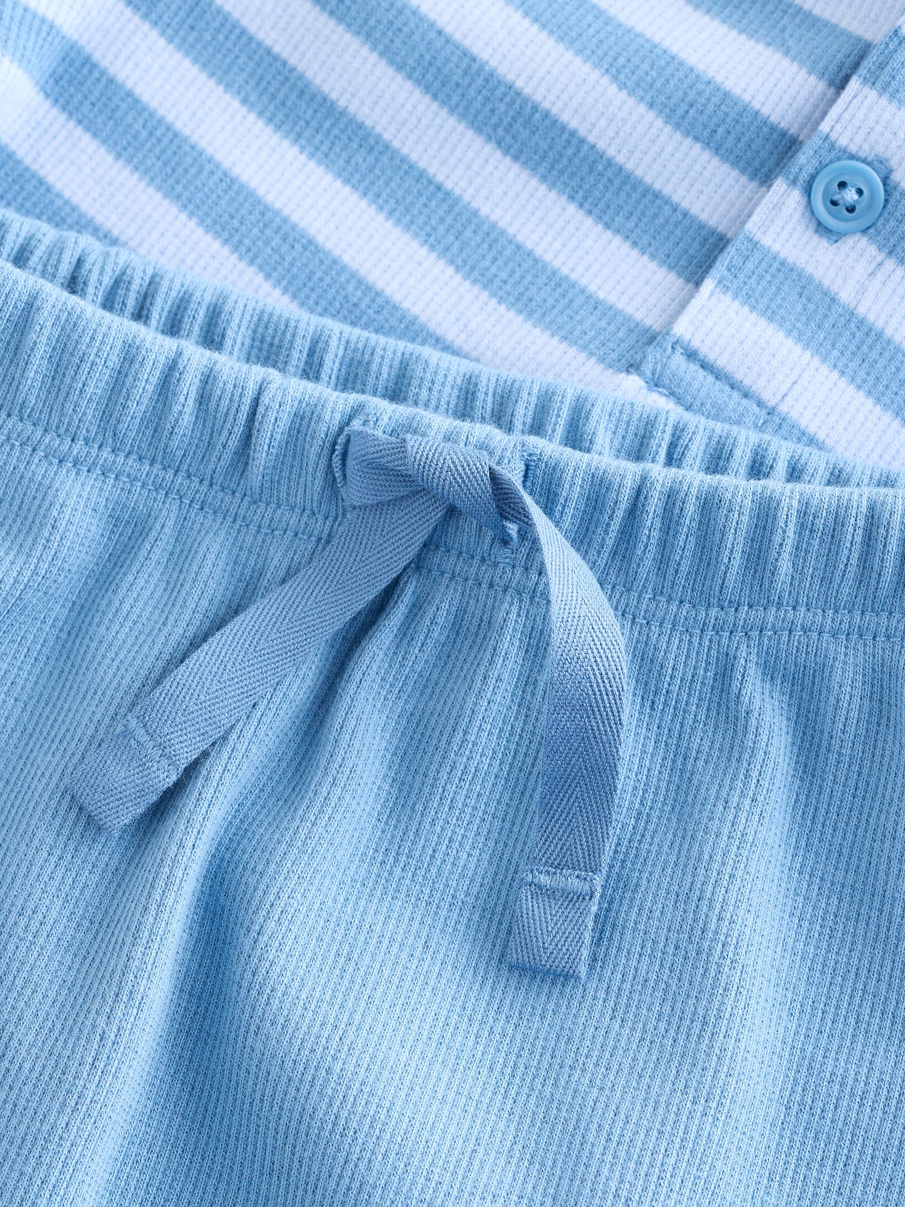 Blue Knit Hoodie  Bottoms Set (Newborn-24mths) - Image 6 of 6