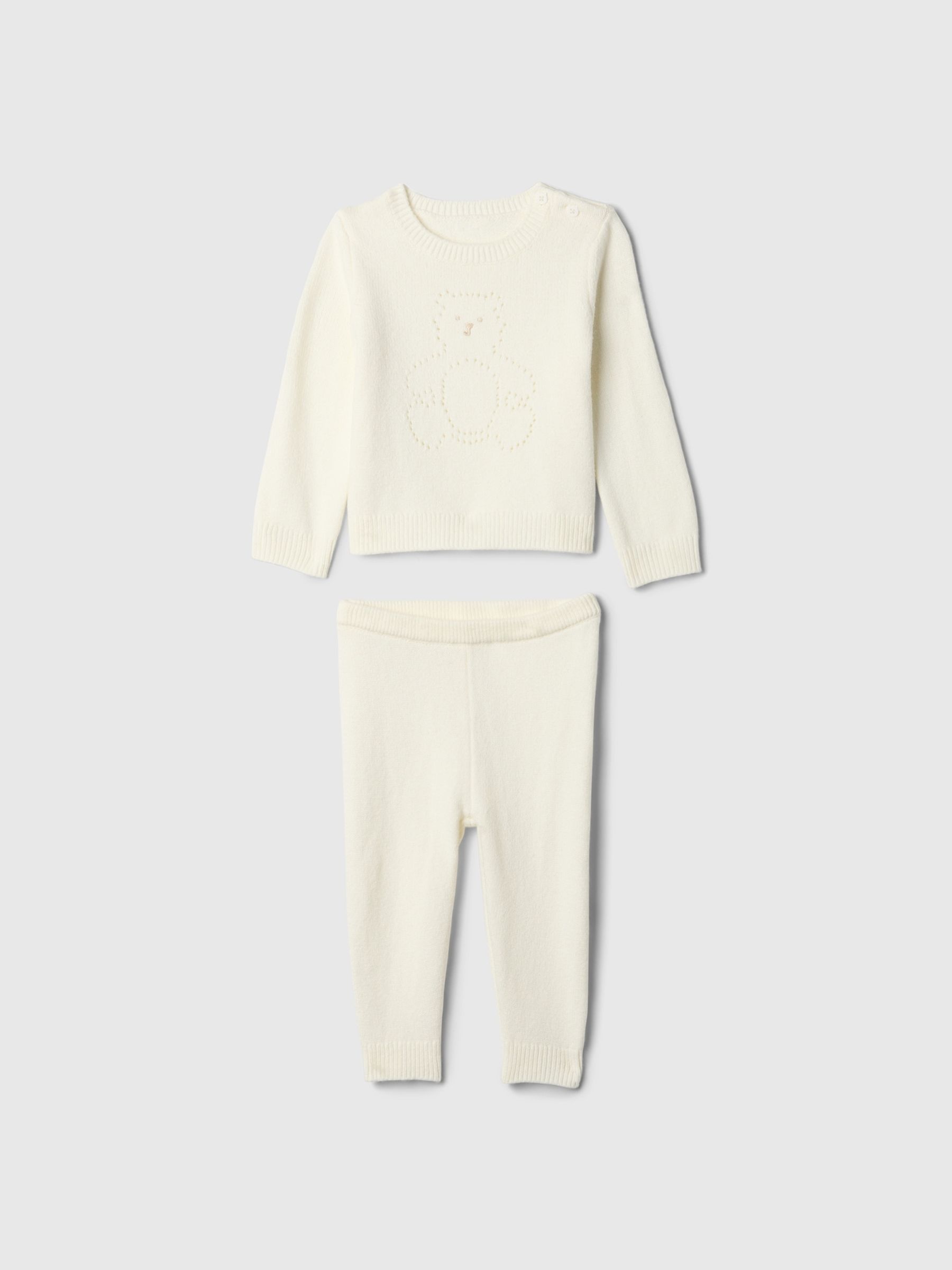 Cream Jumper and Leggings Outfit Set (Newborn-24mths) - Image 1 of 2