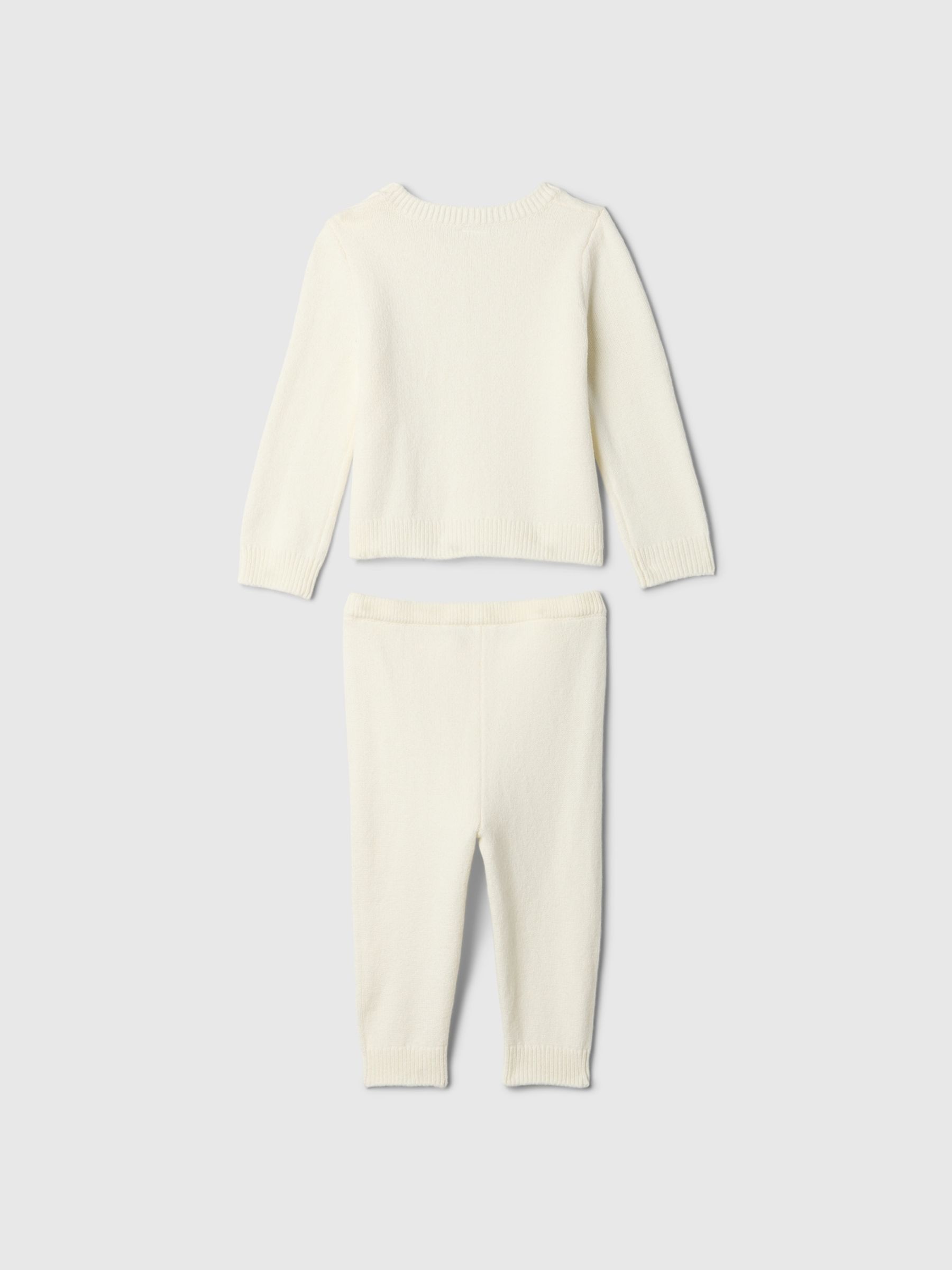 Cream Jumper and Leggings Outfit Set (Newborn-24mths) - Image 2 of 2