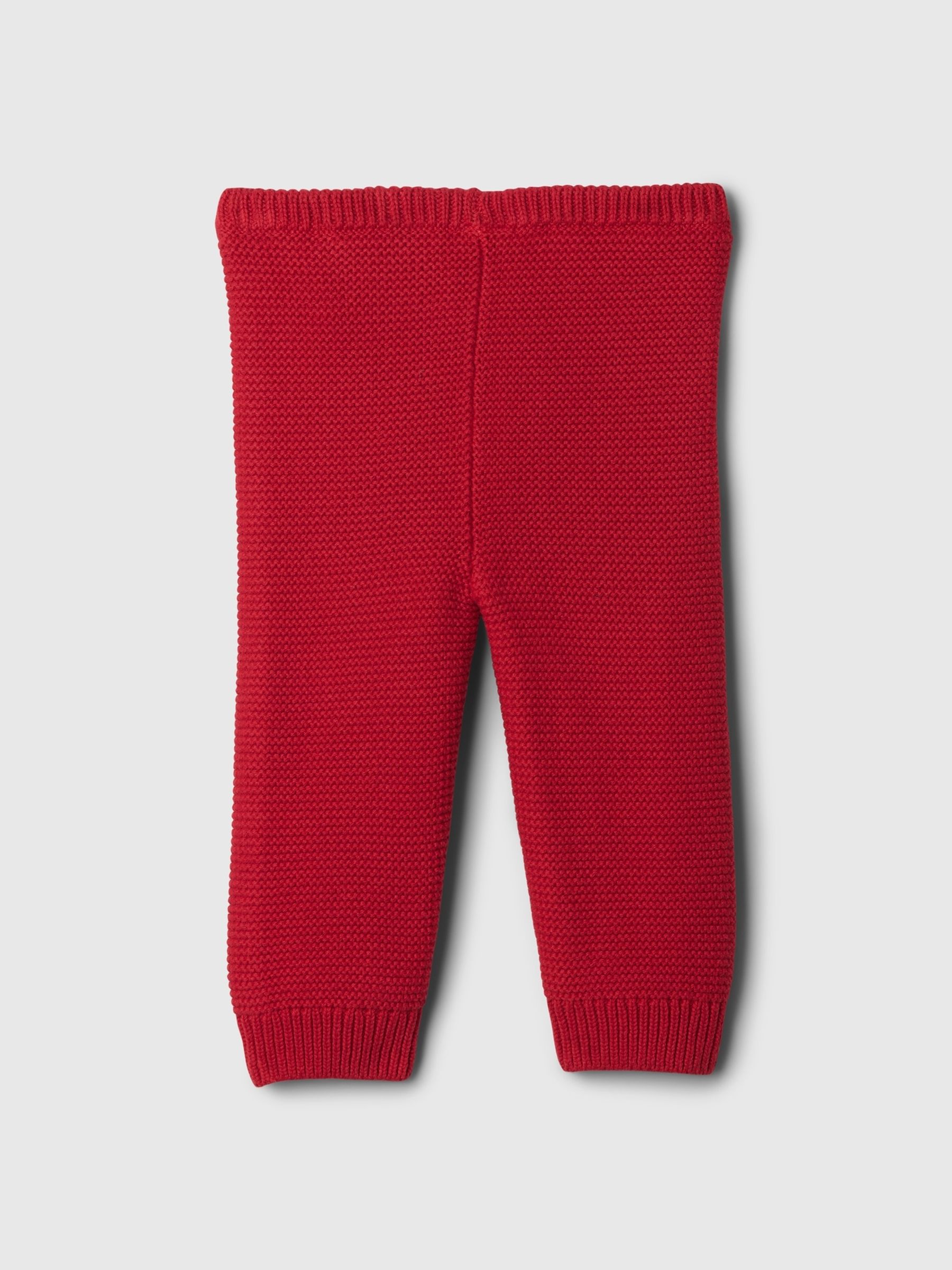 Red Pull On Knit Trousers (Newborn-24mths) - Image 2 of 3