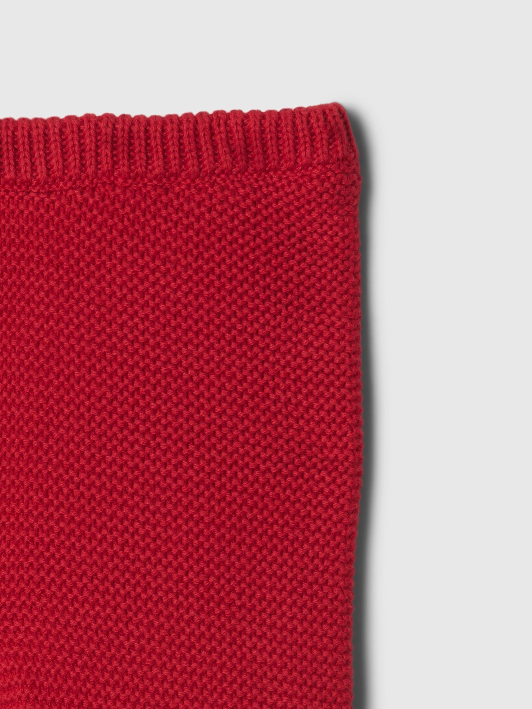 Red Pull On Knit Trousers (Newborn-24mths) - Image 3 of 3
