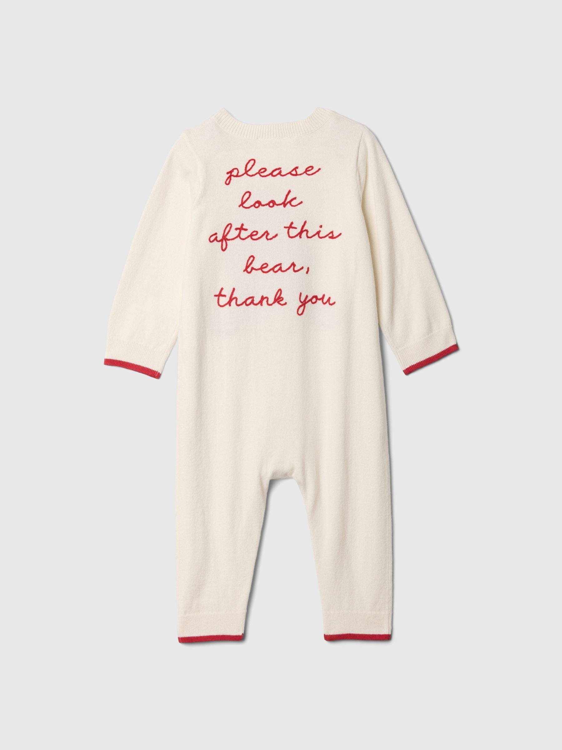 Cream Paddington Vintage Soft Footless One-Piece (Newborn-24mths) - Image 2 of 4