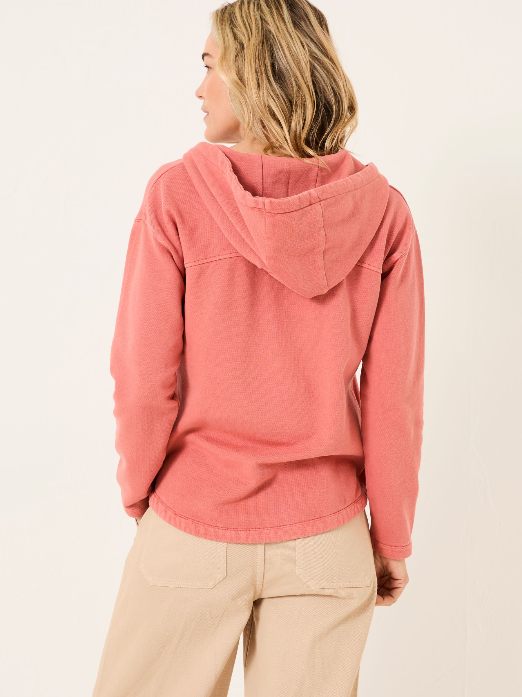 Rose Pink Beach Overhead Hoody - Image 2 of 5