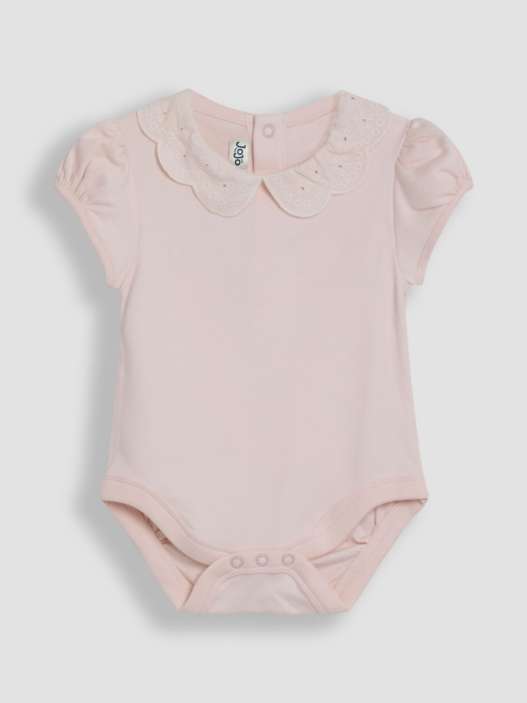 Pink Broderie Collar Body - Image 1 of 3