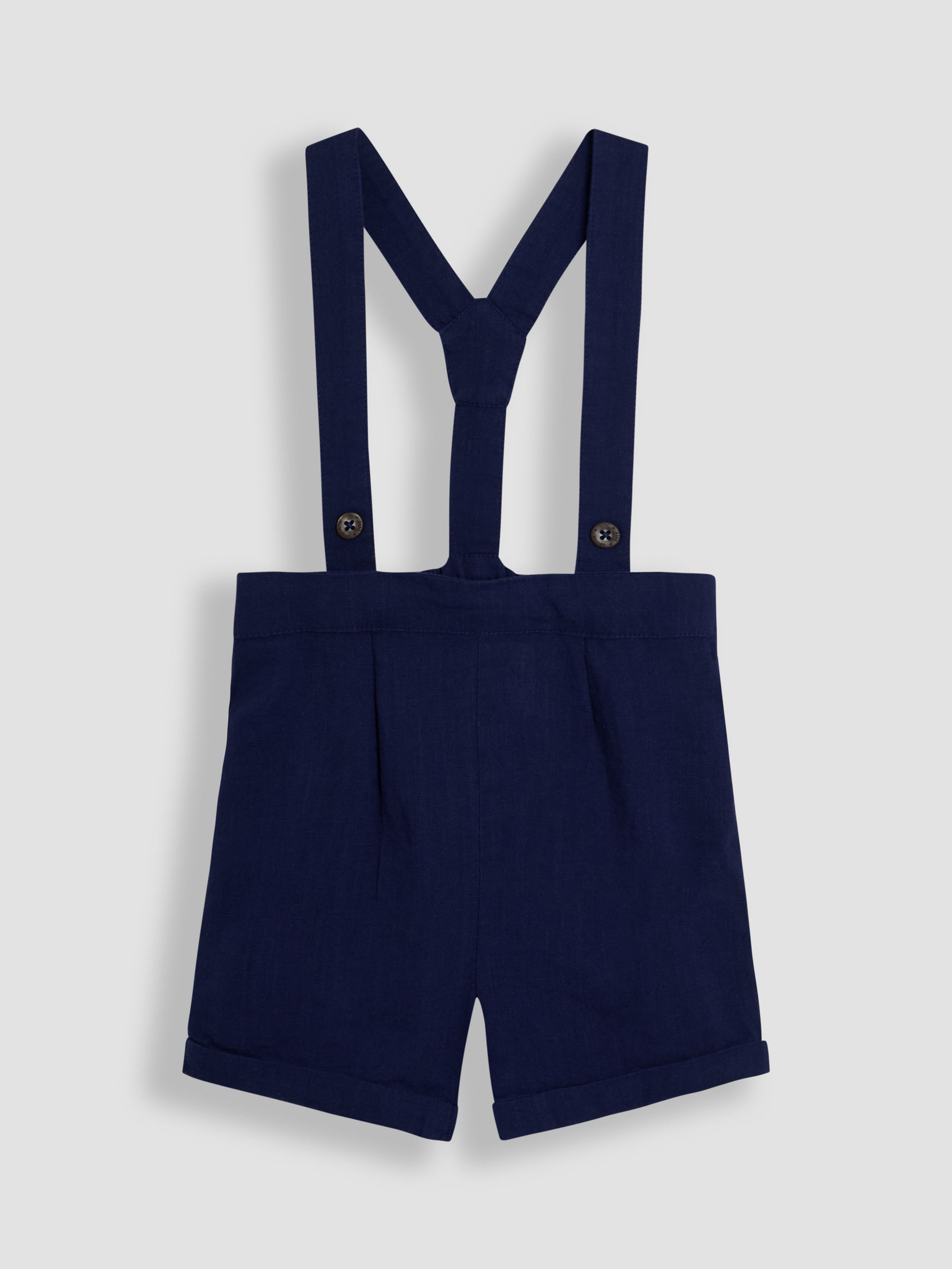 Blue 2-Piece Grandad Shirt & Shorts Set - Image 2 of 6