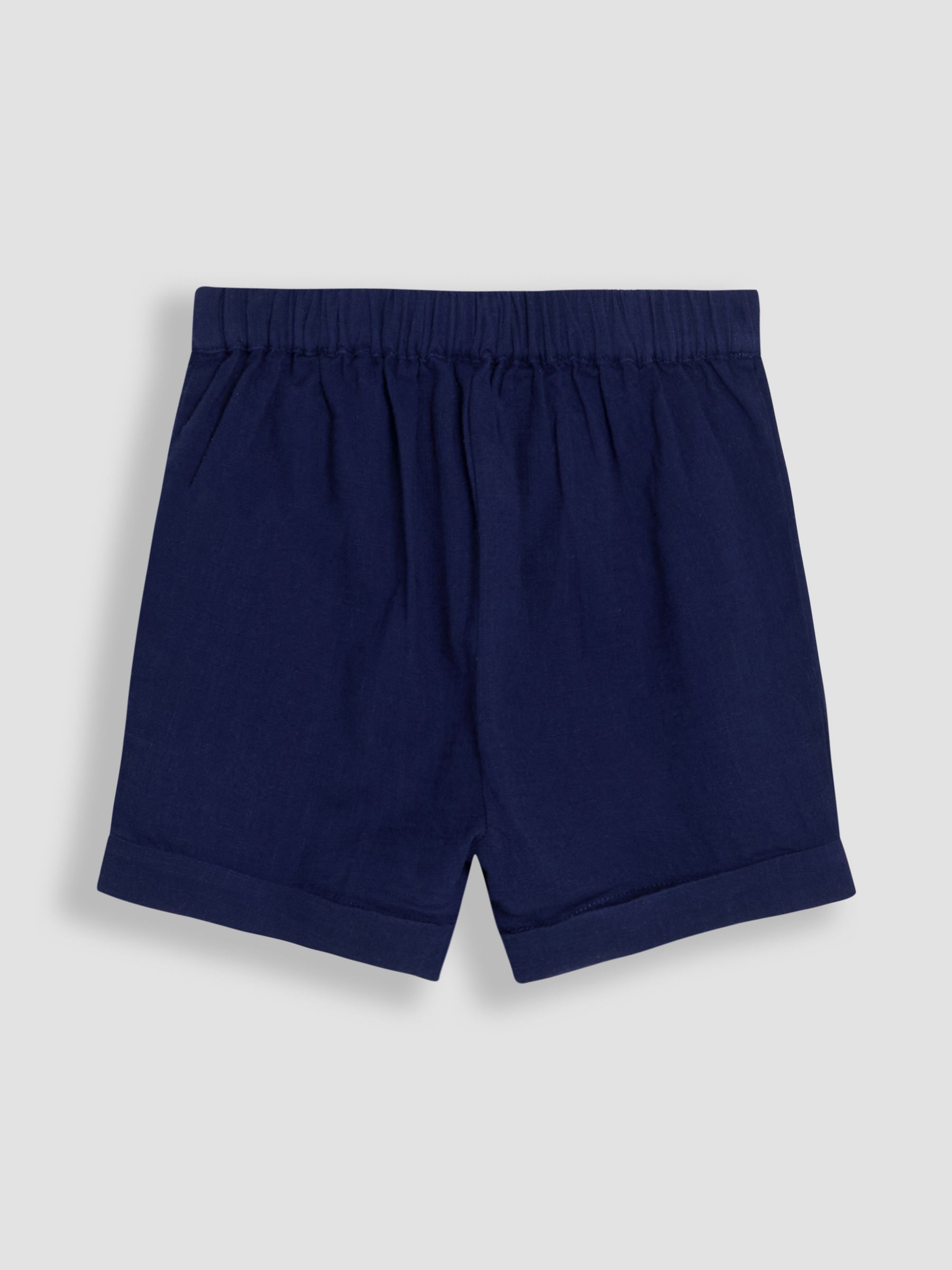 Navy 100% Cotton Sailor Collar Body & Shorts Set 2 Piece - Image 5 of 6