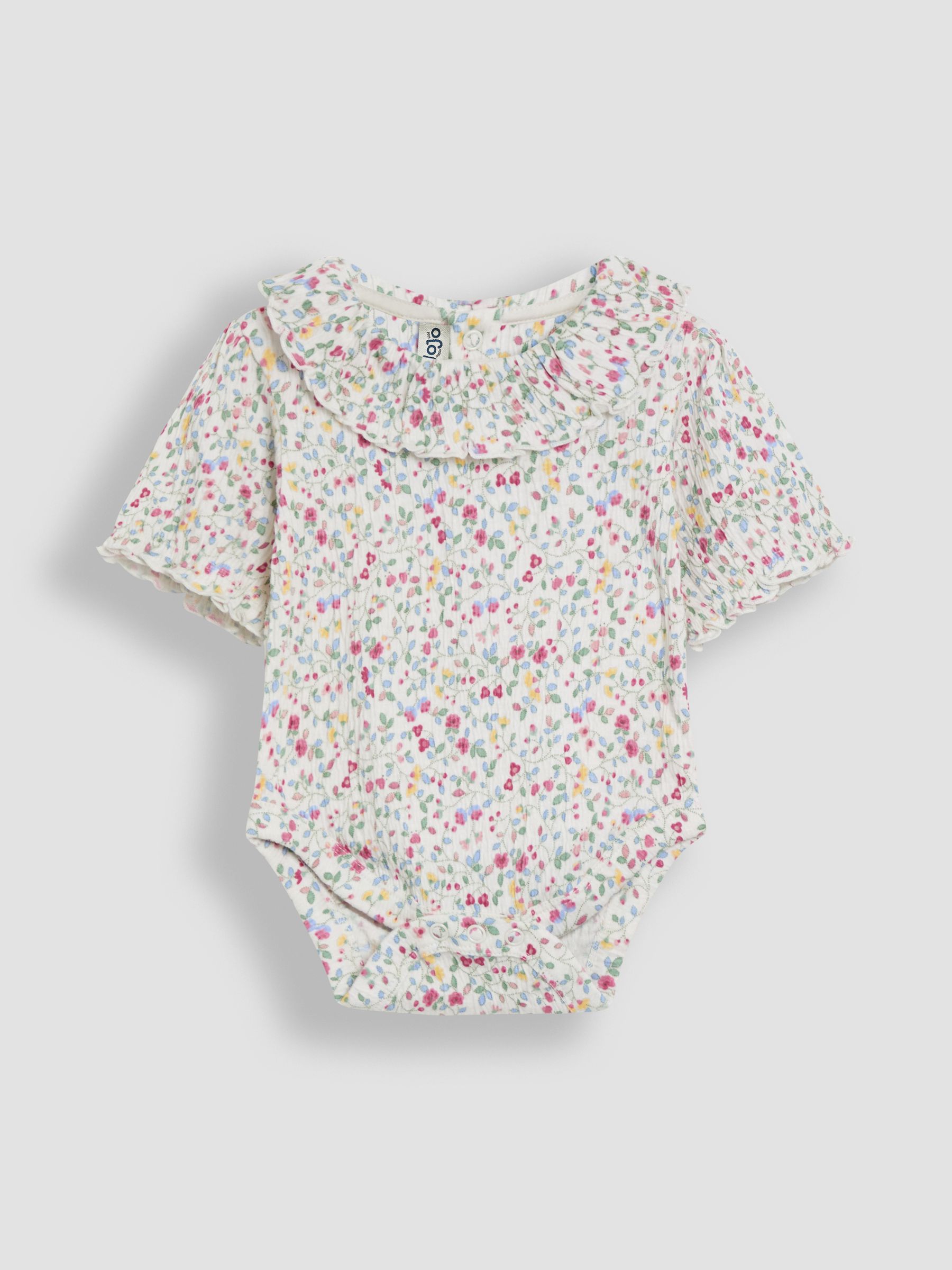Pink Floral Frill Collar Bodies 2 Pack - Image 4 of 5