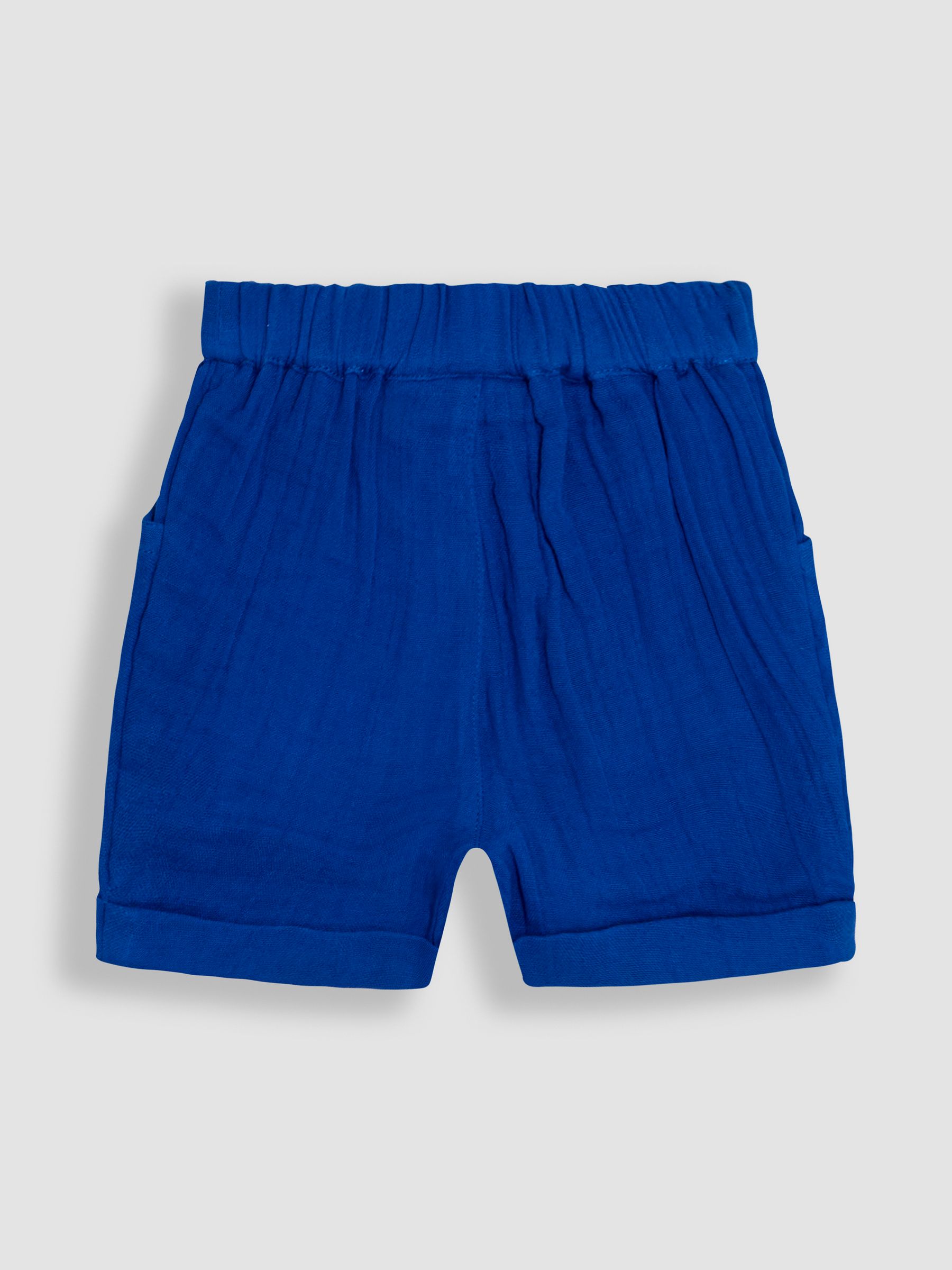 Ecru Safari Friends 2-Piece Cheesecloth T-Shirt & Shorts Set - Image 5 of 6