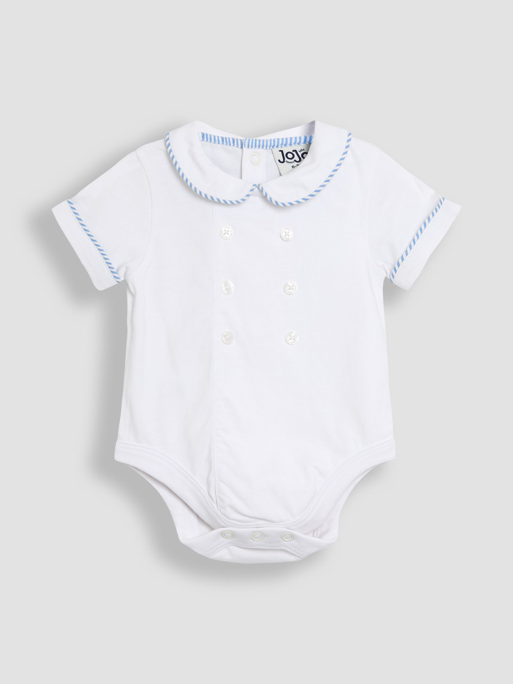 Blue 2-Piece Classic Body & Stripe Shorts Set - Image 2 of 6