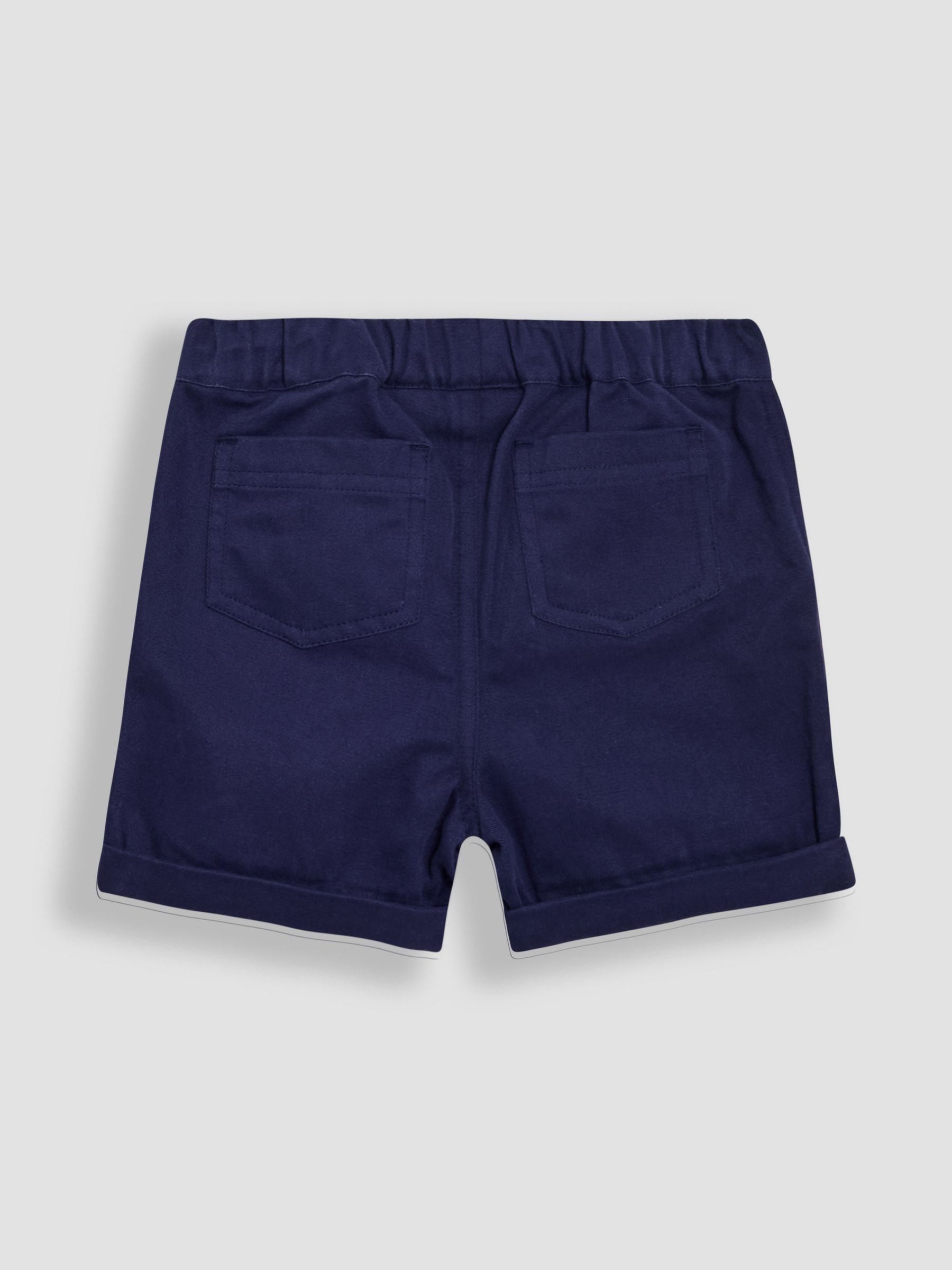 Blue Sailboat 2-Piece Printed Shirt & Twill Shorts Set - Image 5 of 6