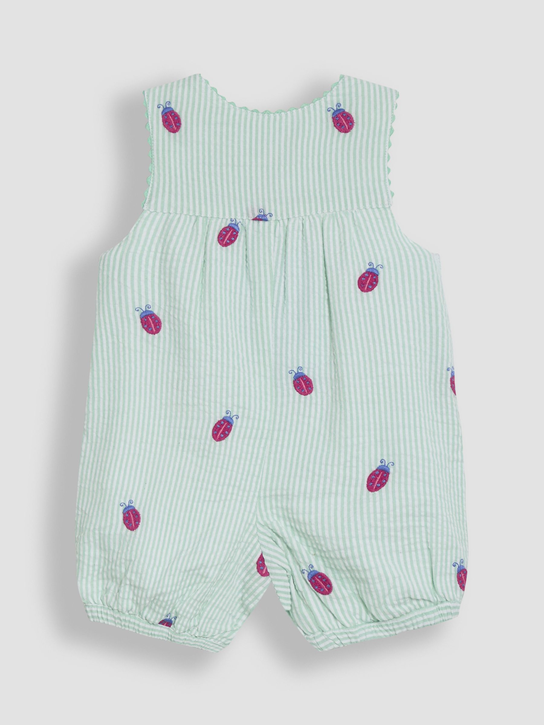 Green Ladybird Embroidered Dungarees - Image 2 of 3