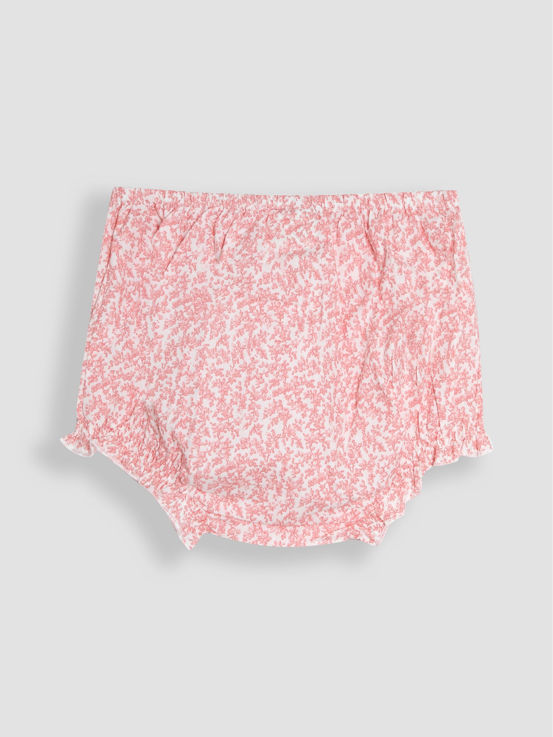 Pink Ditsy Floral Smocked Woven Dress - Image 4 of 5