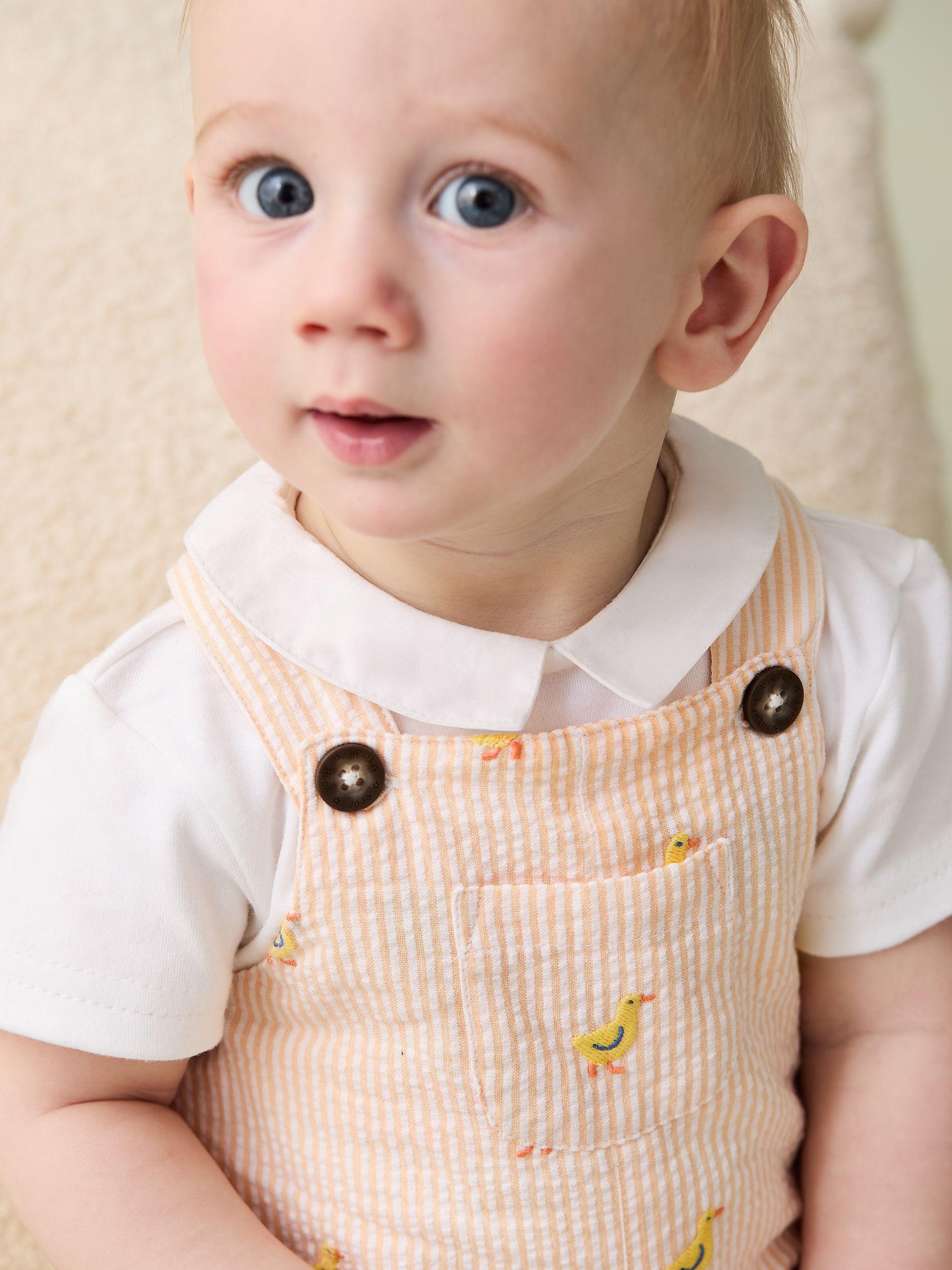 Yellow 2-Piece Whale Dungarees & T-Shirt Set - Image 2 of 4