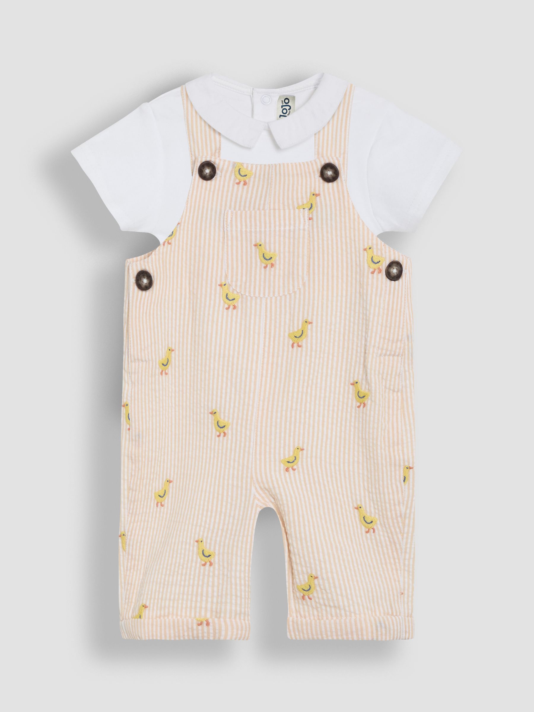 Yellow 2-Piece Whale Dungarees & T-Shirt Set - Image 3 of 4