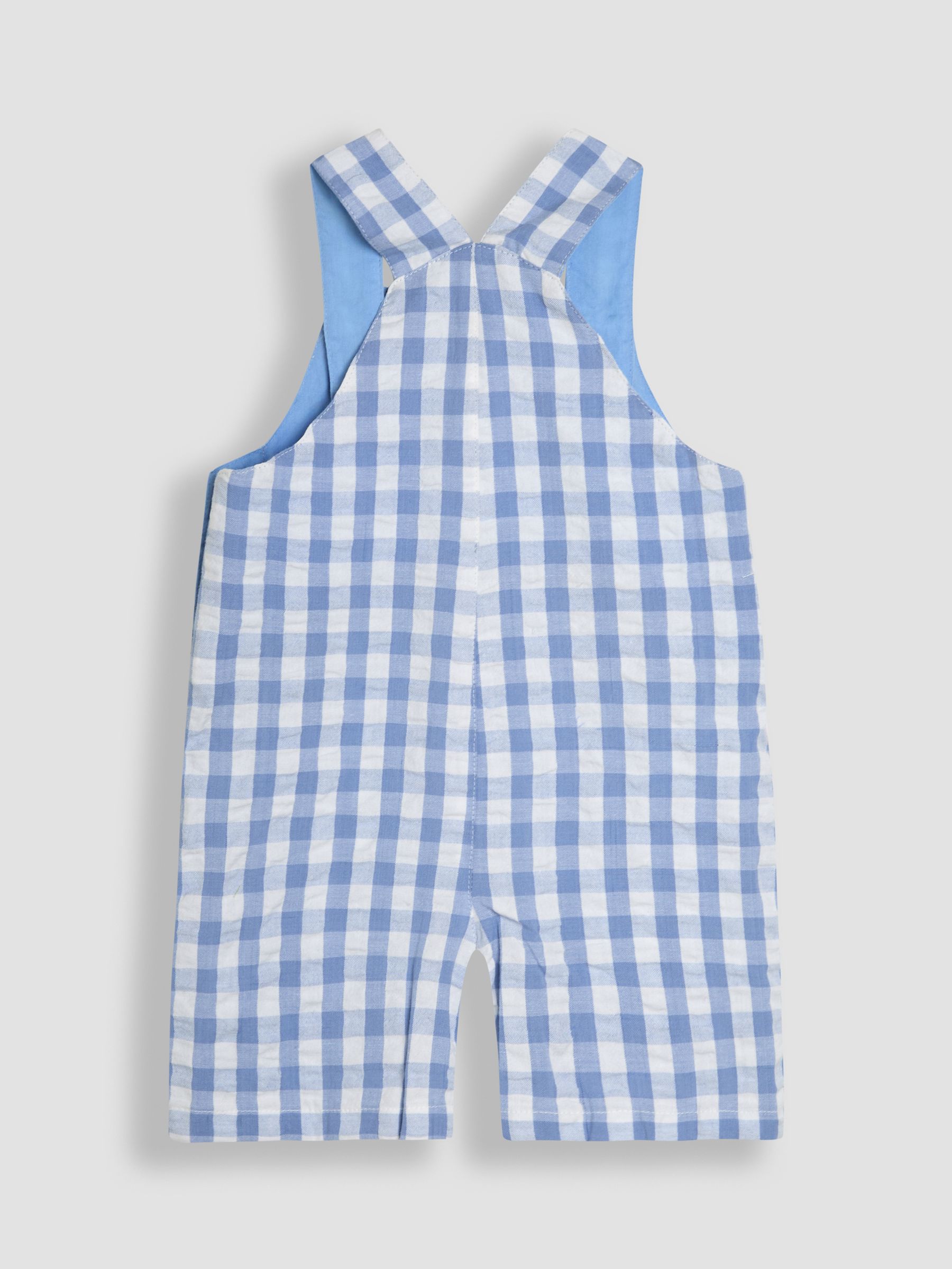 Blue 2-Piece Peter Rabbit™ Gingham Dungarees & Body Set - Image 3 of 9