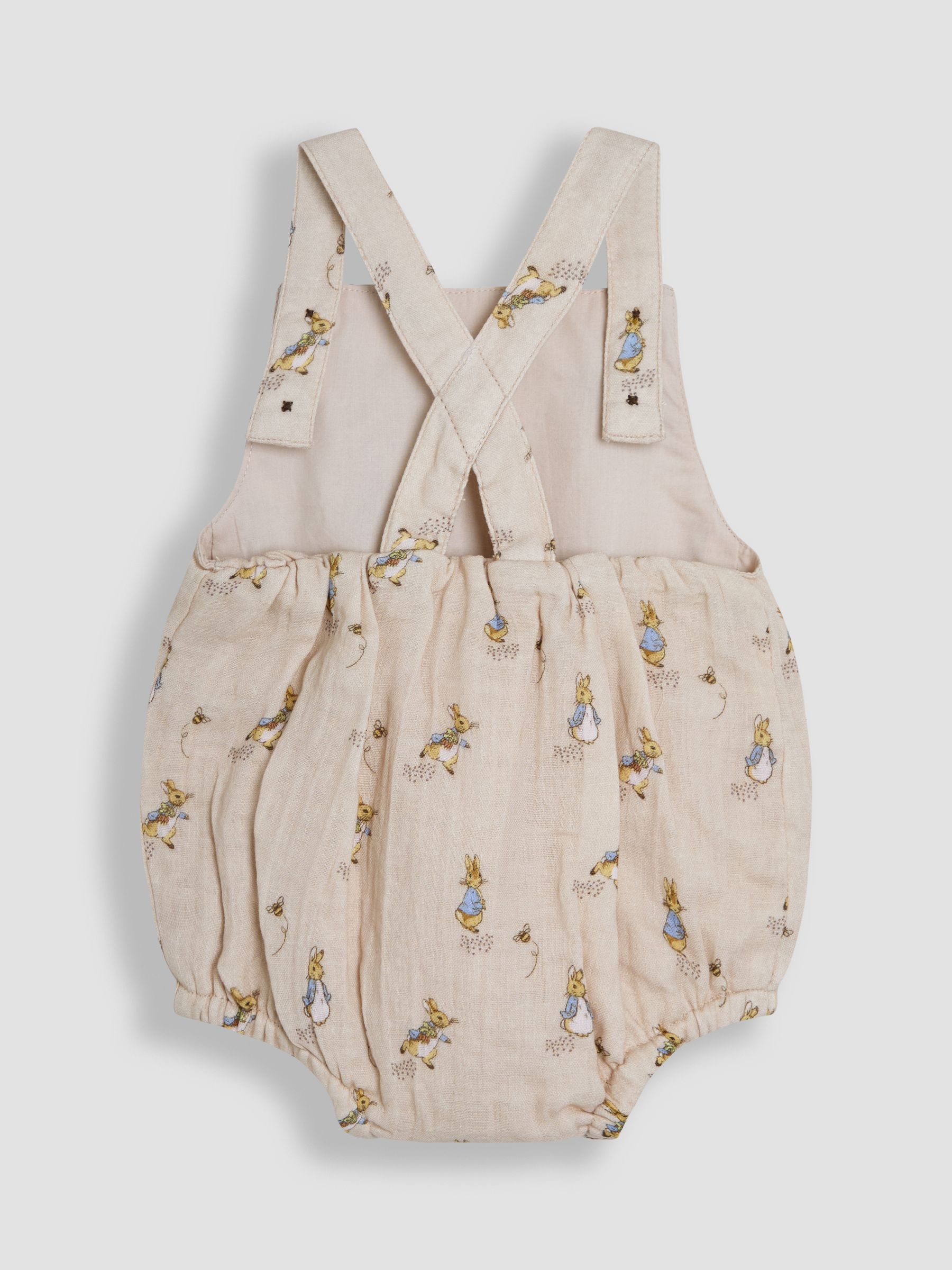 Natural 2-Piece Peter Rabbit™ Dungarees & Body Set - Image 4 of 9
