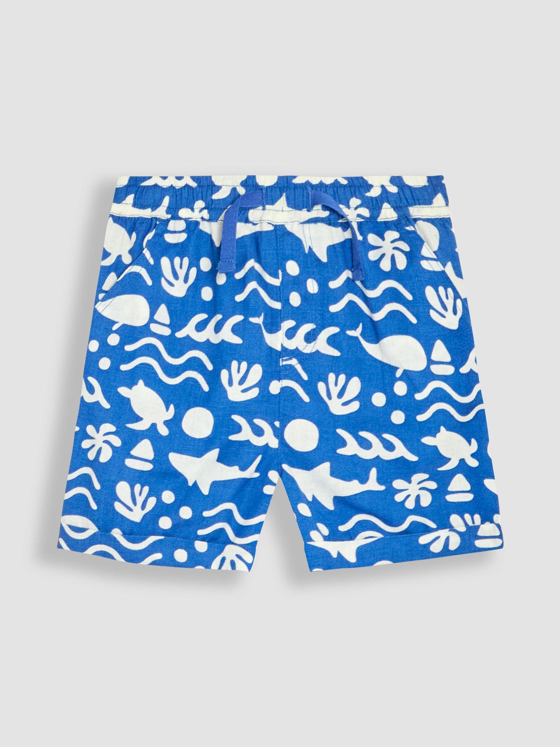 Cobalt Ocean Printed Shirt & Shorts Set 2 Piece - Image 4 of 7