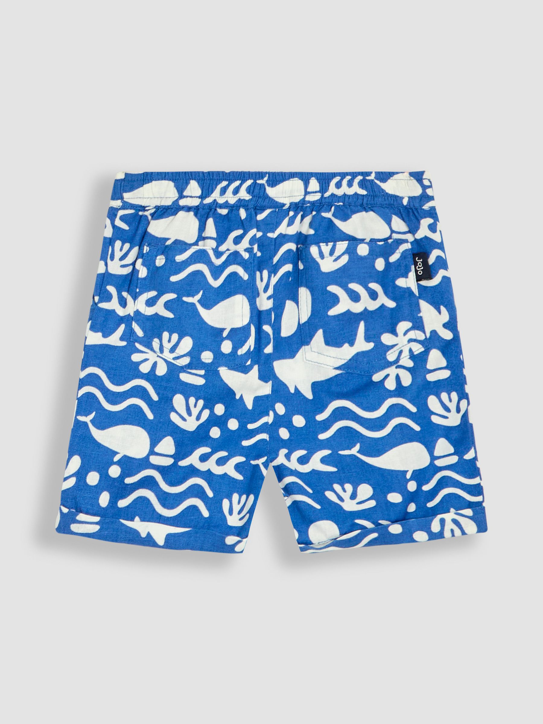 Cobalt Ocean Printed Shirt & Shorts Set 2 Piece - Image 5 of 7