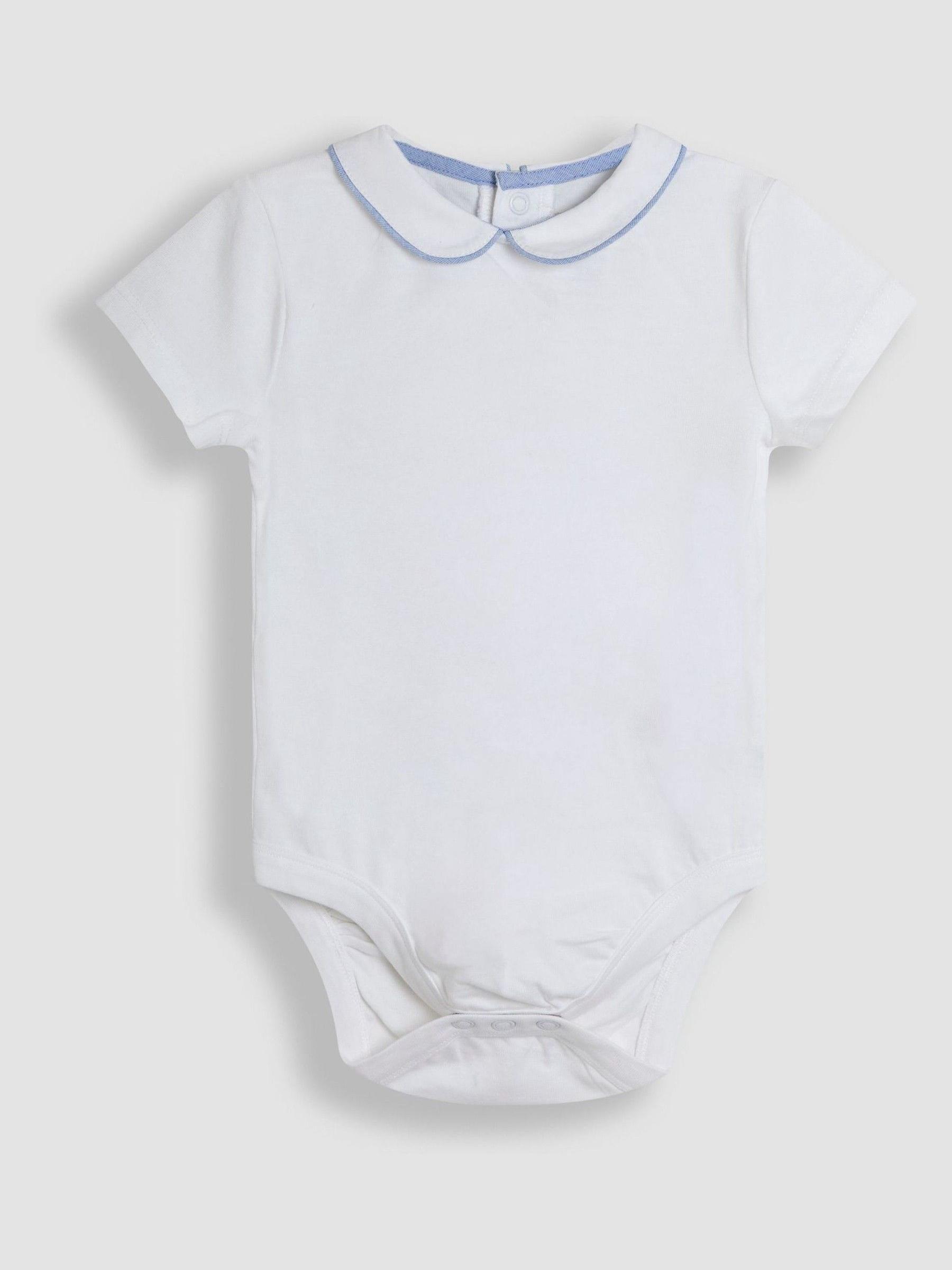 Navy 2-Piece Anchor Print Dungarees & Body Set - Image 4 of 6