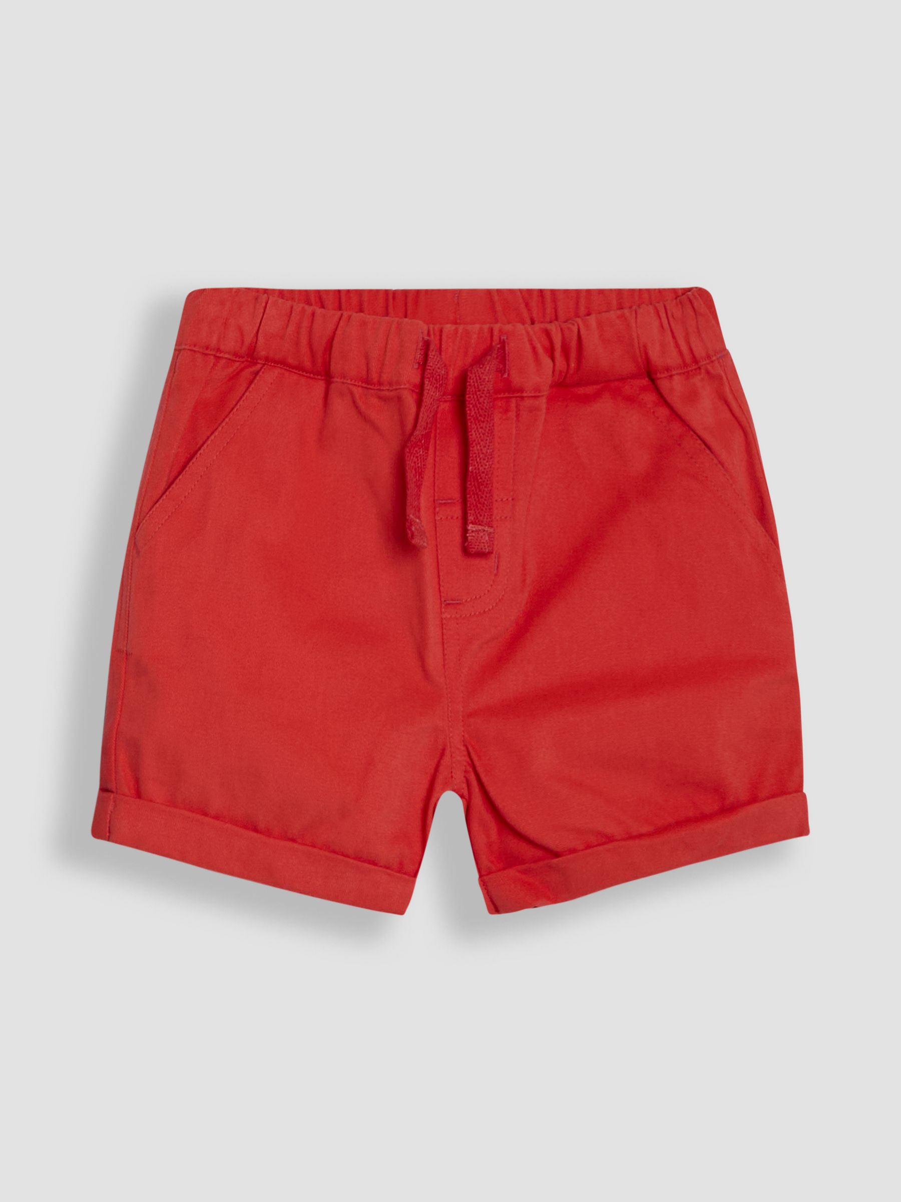 Red Seaside 2-Piece Printed Shirt & Twill Shorts Set - Image 5 of 6