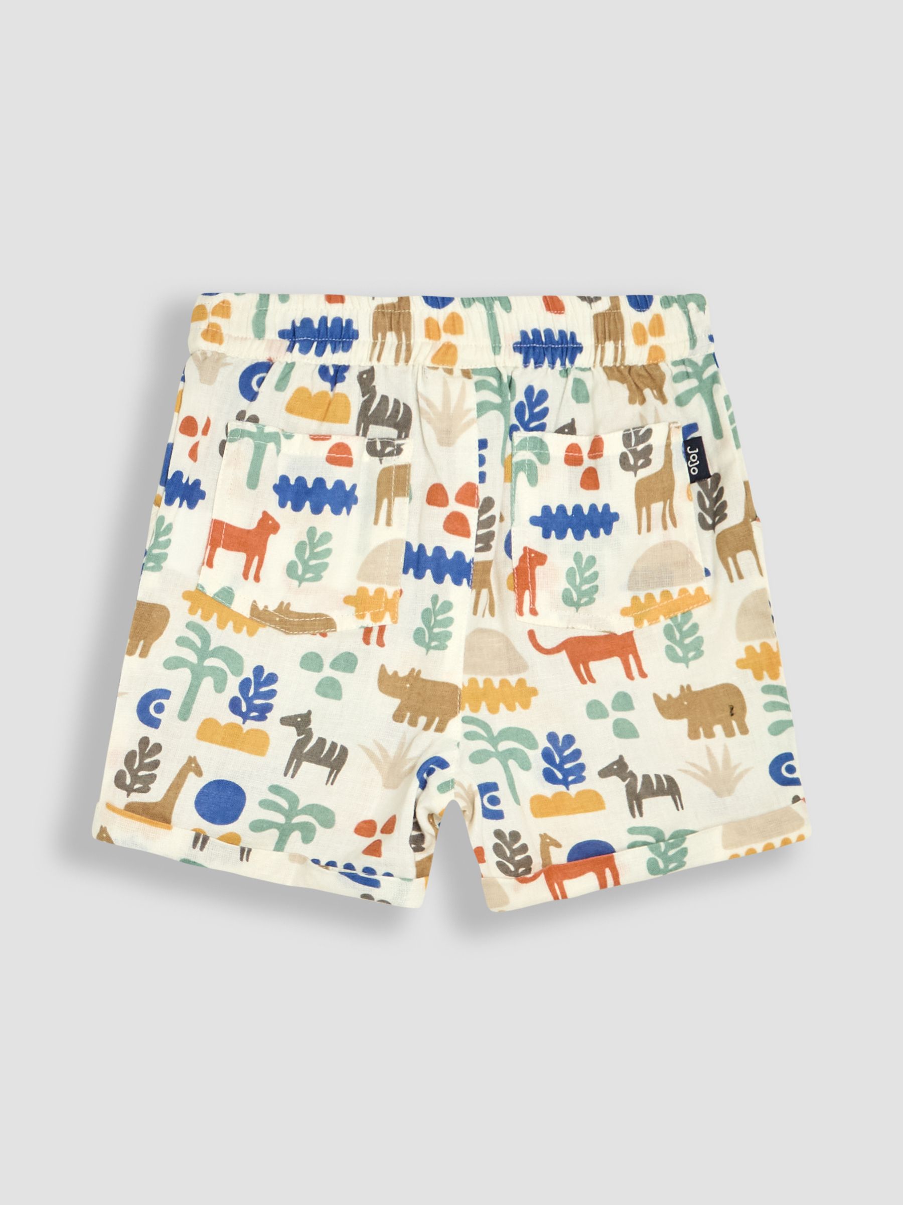 Ecru Safari Printed Shirt & Shorts Set 2 Piece - Image 5 of 7