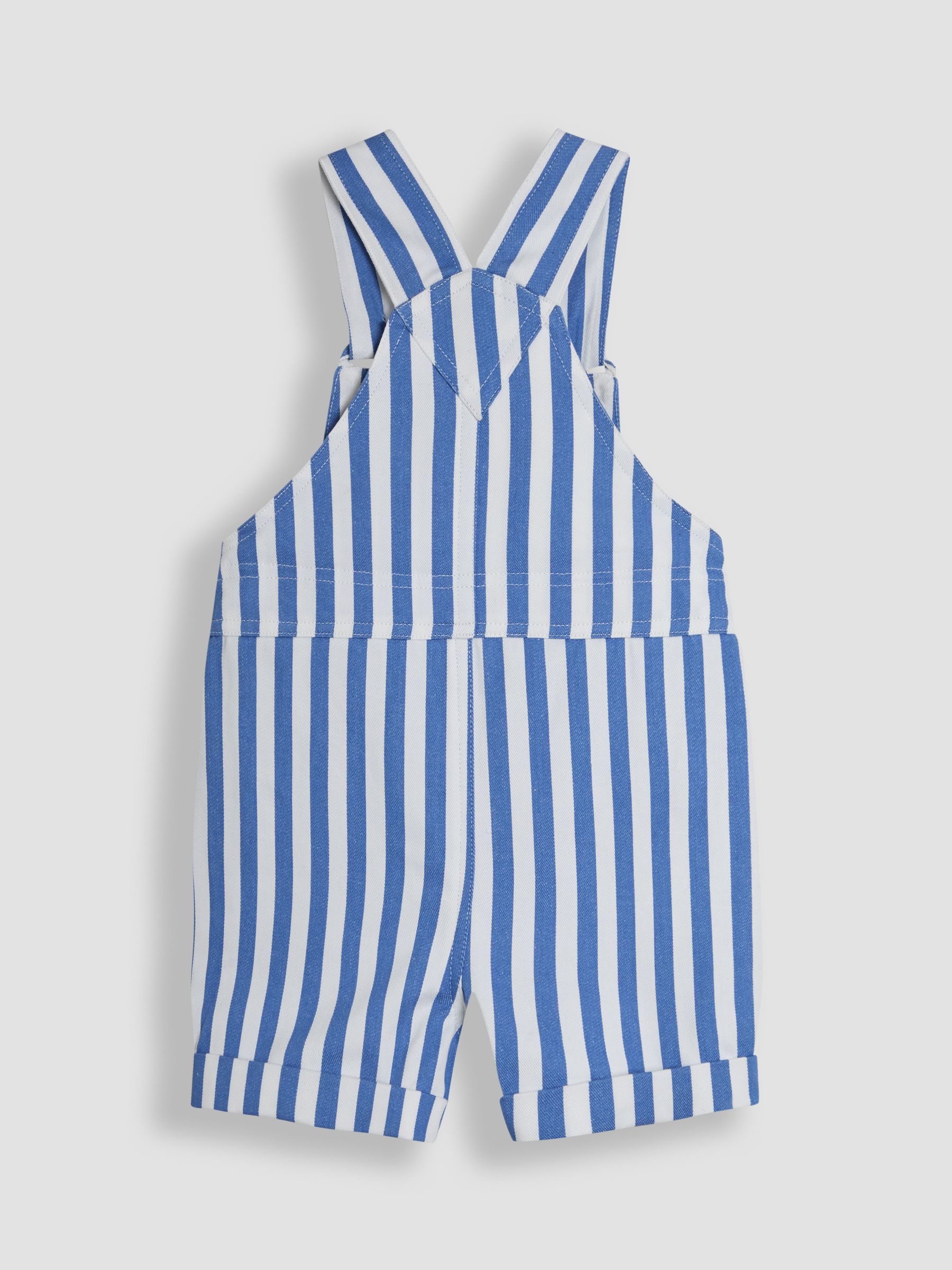 Blue 2-Piece Stripe Dungarees & T-Shirt Set - Image 3 of 6