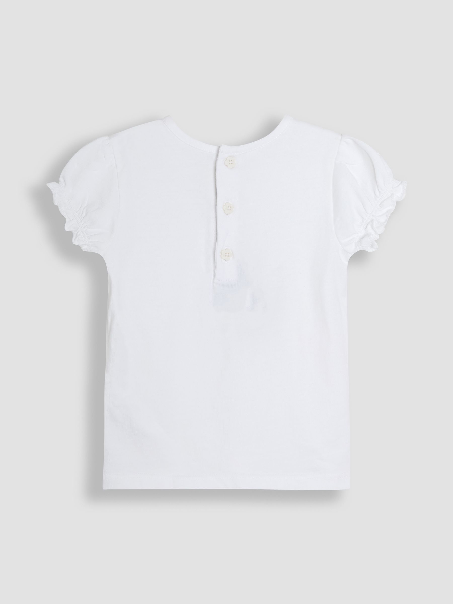 Blue Cherry Ditsy 100% Cotton Culottes & T-Shirt Set 2 Piece - Image 6 of 6