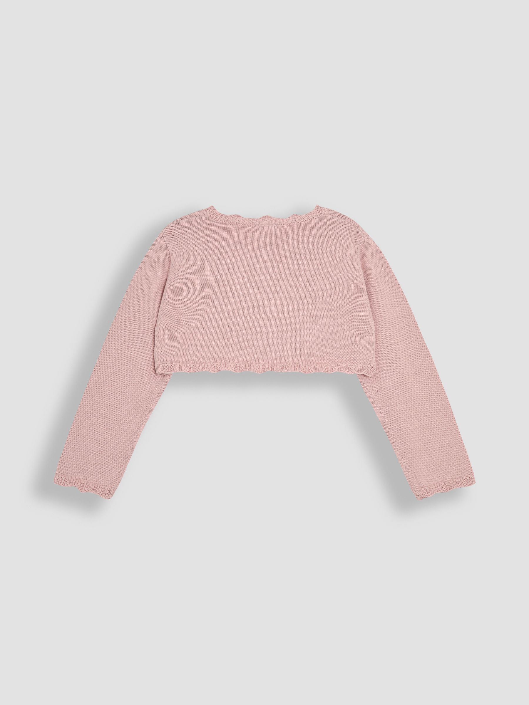 Pink Floral Bolero Cardigan - Image 2 of 3