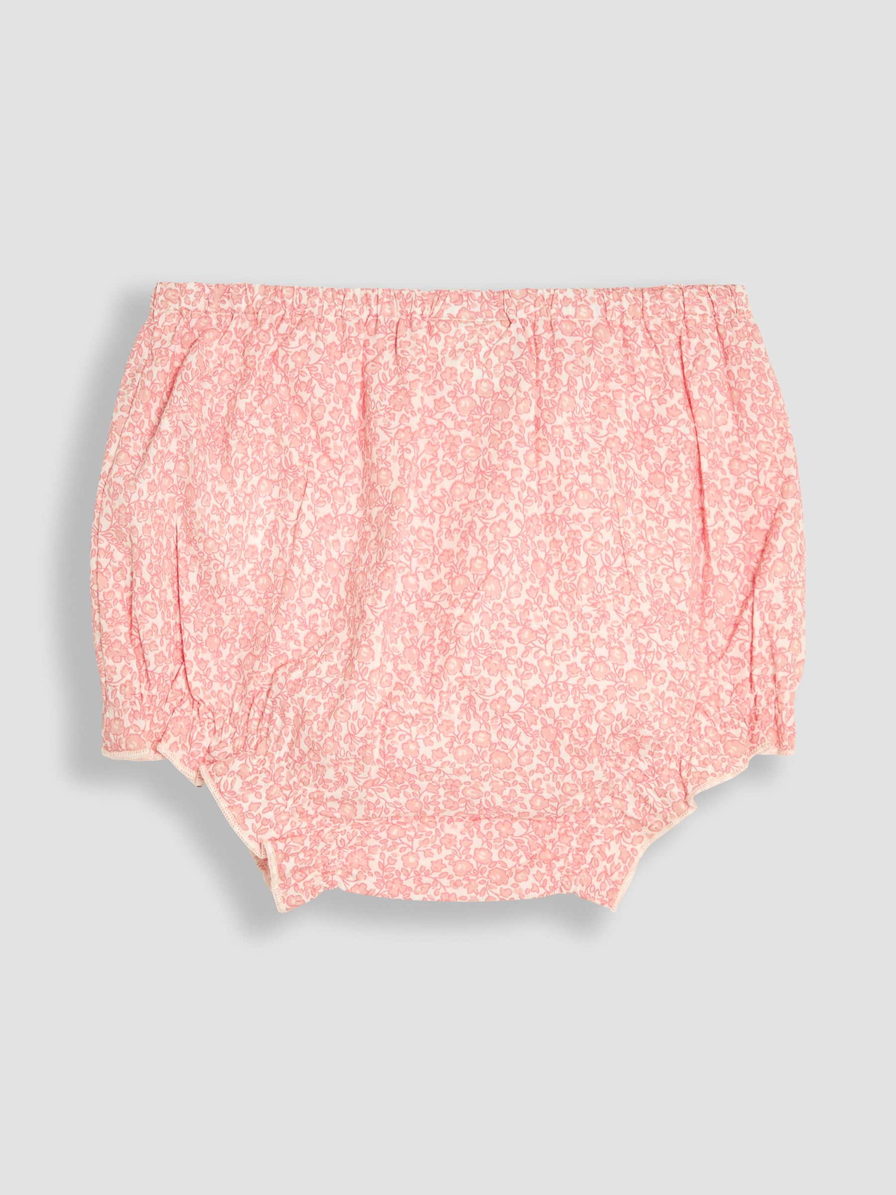 Pink Floral Smocked Summer Dress - Image 5 of 6