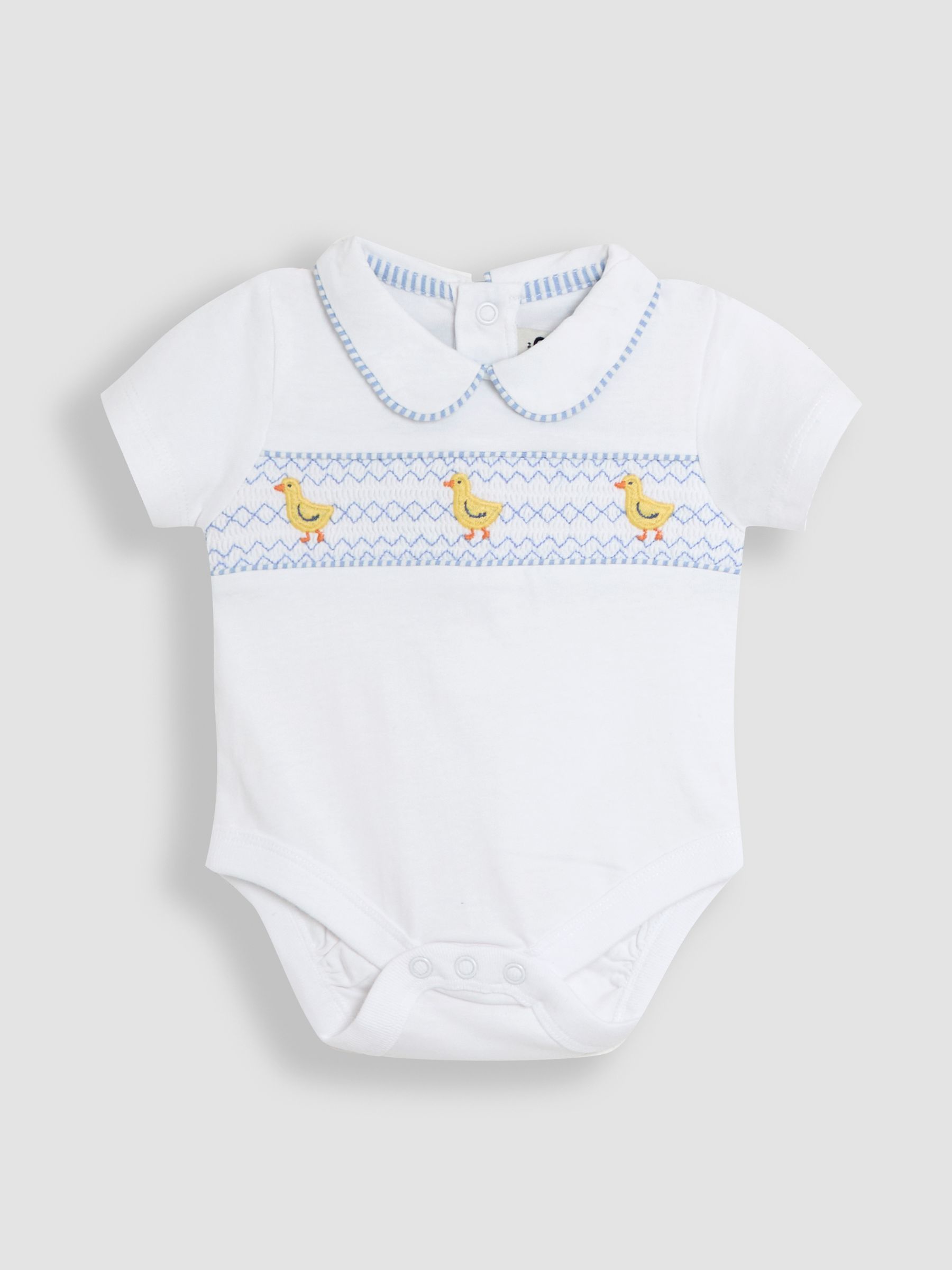 Blue 2-Piece Chick Embroidered Body & Short Set - Image 5 of 6