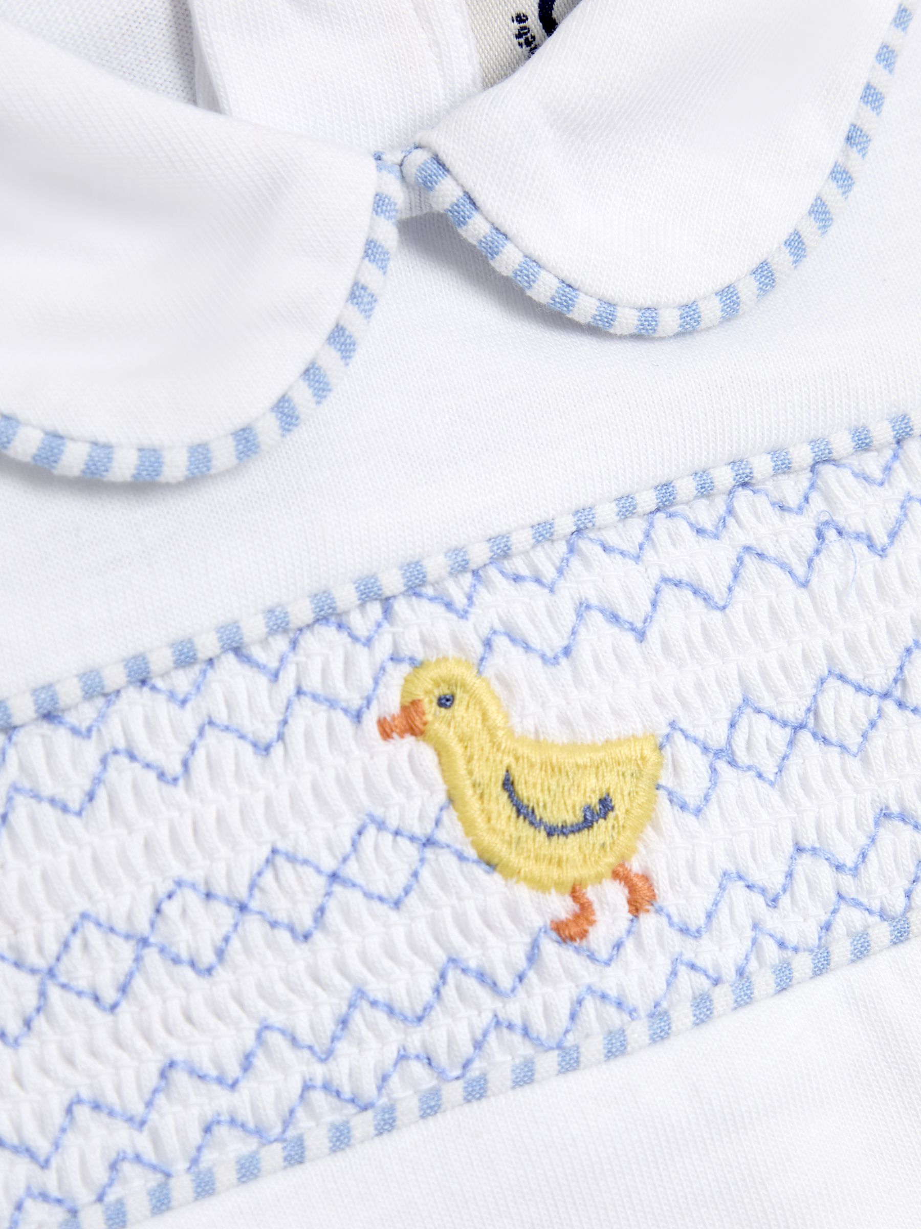 Blue 2-Piece Chick Embroidered Body & Short Set - Image 9 of 9