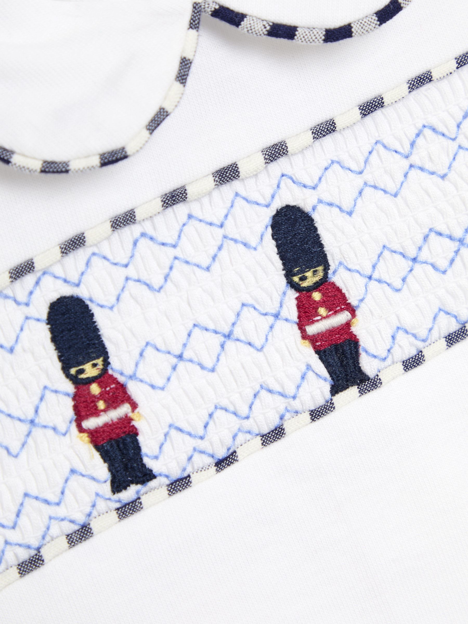 Navy 2-Piece Smocked Embroidered Body & Shorts Set - Image 10 of 10