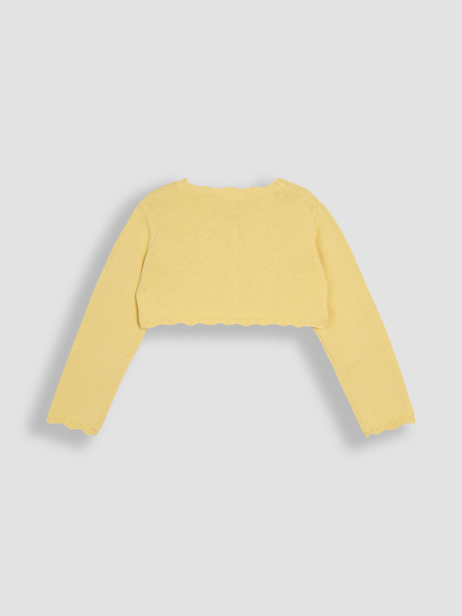Yellow Floral Bolero Cardigan - Image 2 of 3