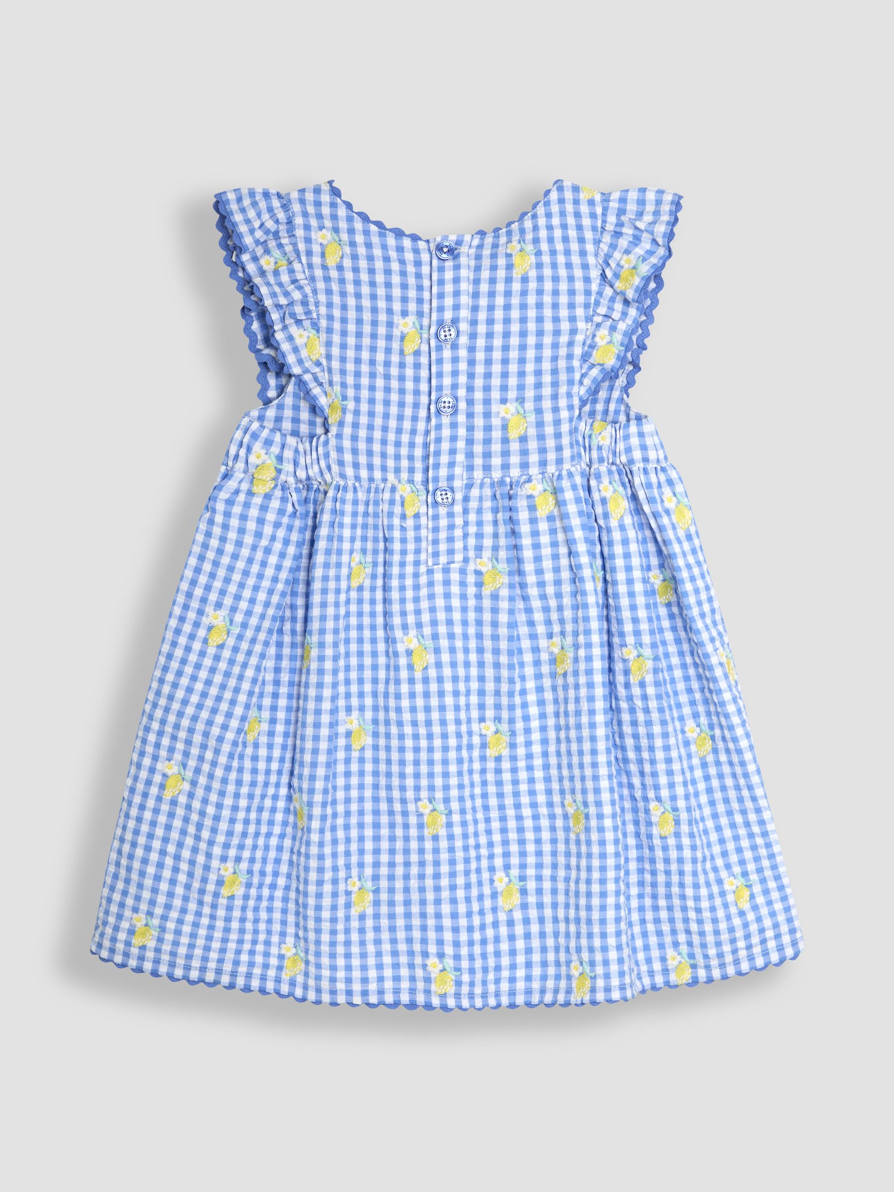 Blue Lemon Embroidered Pretty Summer Dress - Image 2 of 3