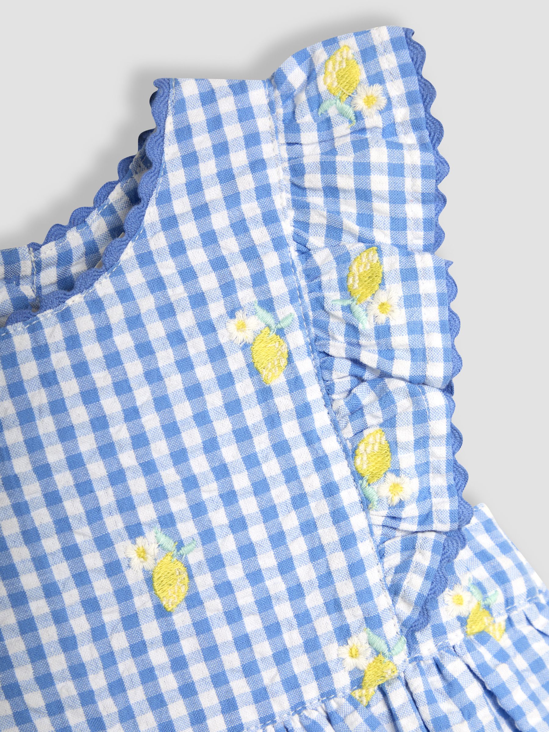 Blue Lemon Embroidered Pretty Summer Dress - Image 3 of 3