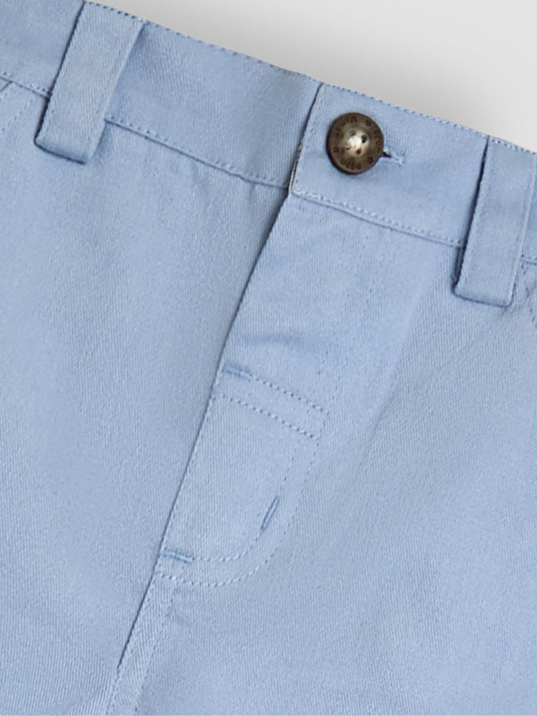 Pale Blue Twill Chino Short - Image 3 of 3