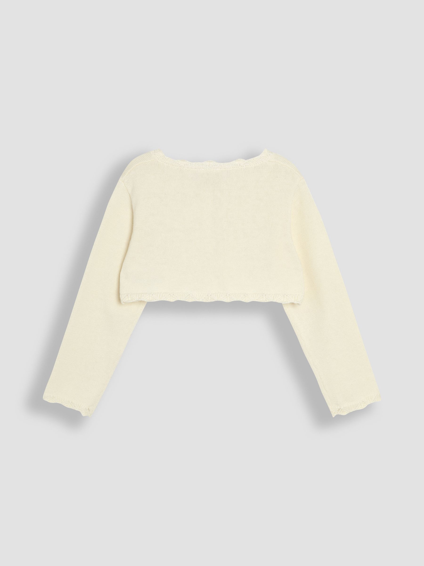 Cream Floral Bolero Cardigan - Image 2 of 3