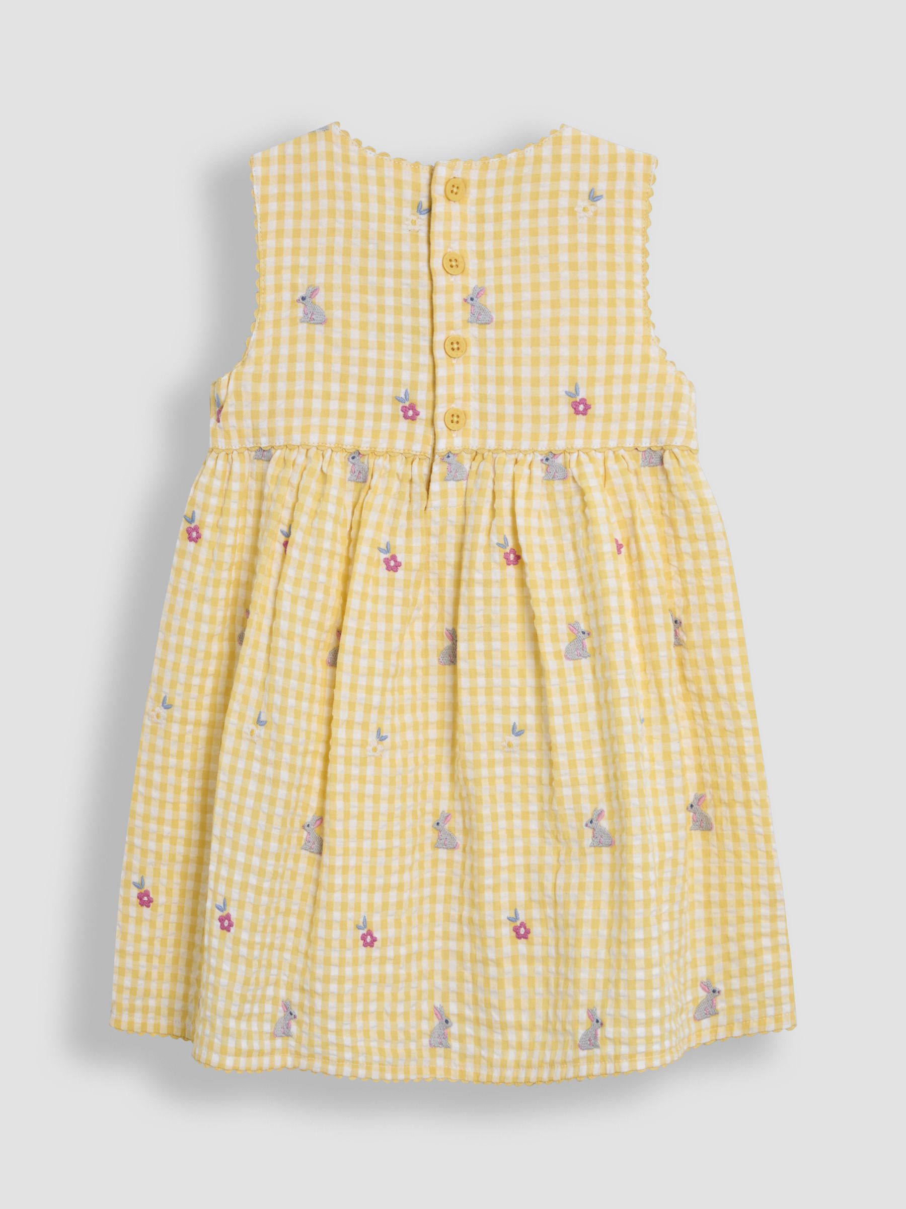 Yellow Bunny Embroidered Summer Dress - Image 2 of 3