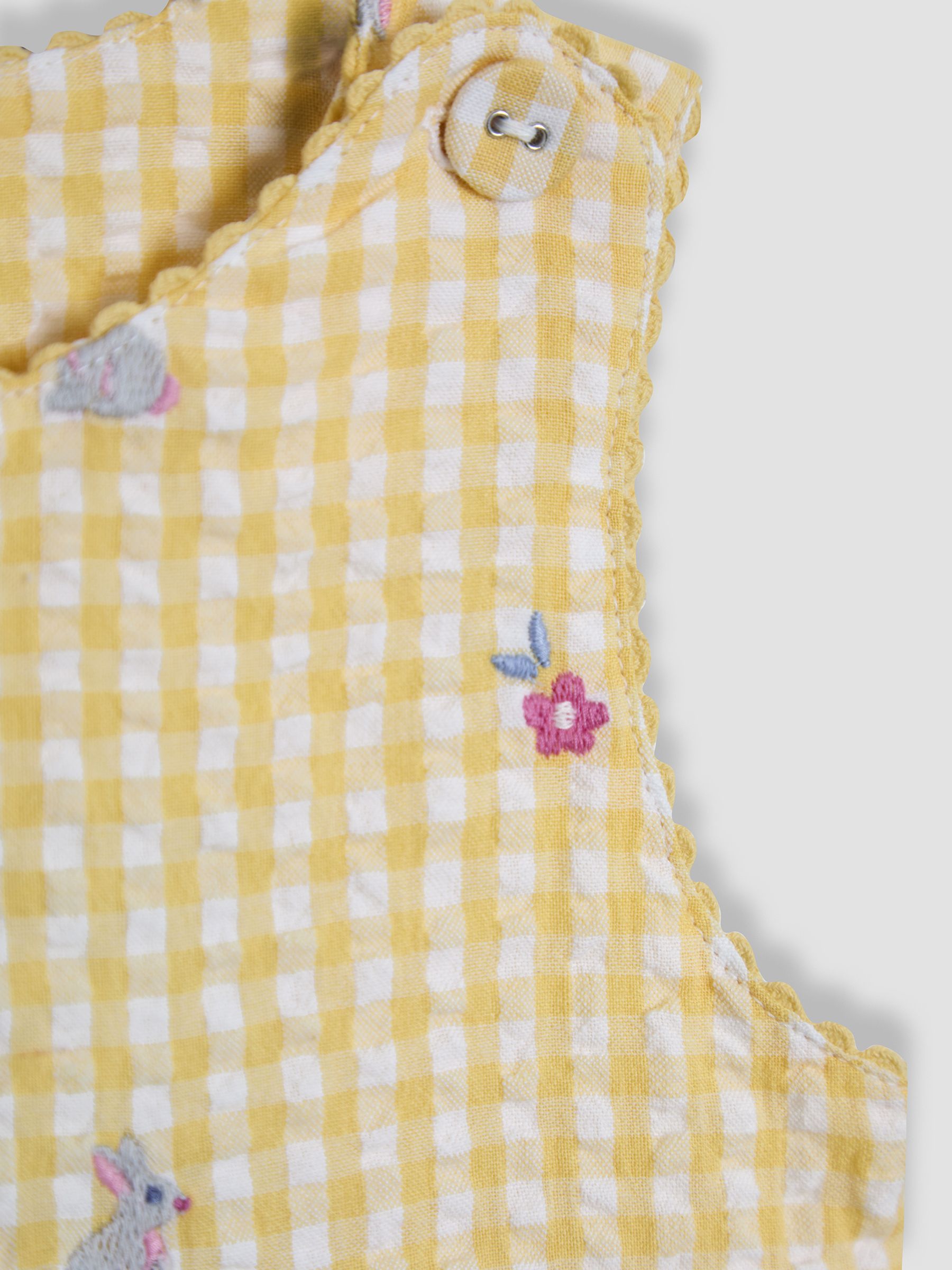 Yellow Bunny Embroidered Summer Dress - Image 3 of 3