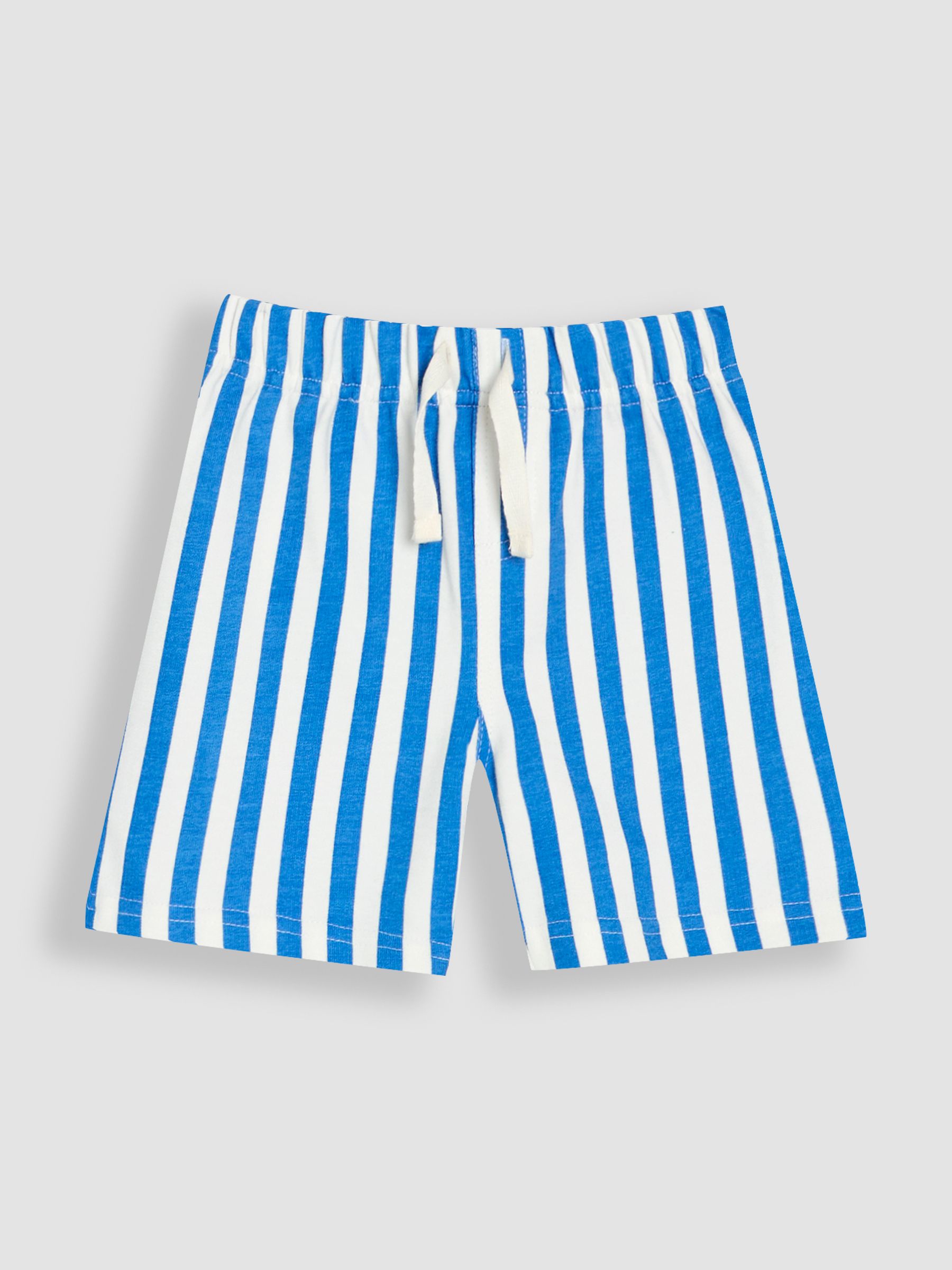 Stone 100% Cotton T-Shirt and Stripe Shorts Set 2 Piece - Image 4 of 6